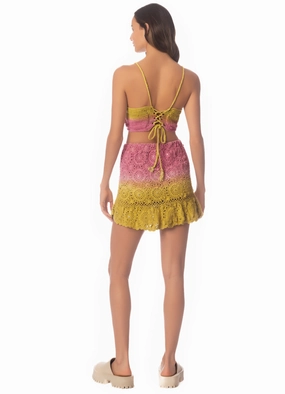 Maaji Rose Garden Crochet Short Skirt