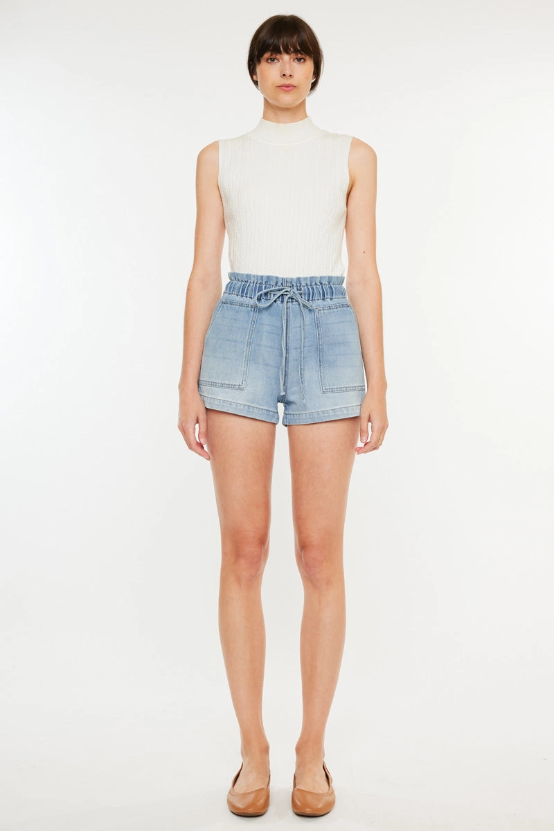 Maisy Ultra High Paper Bag Shorts
