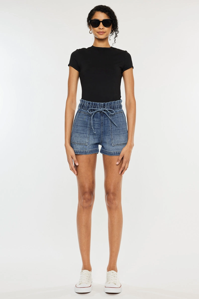 Maisy Ultra High Paper Bag Shorts