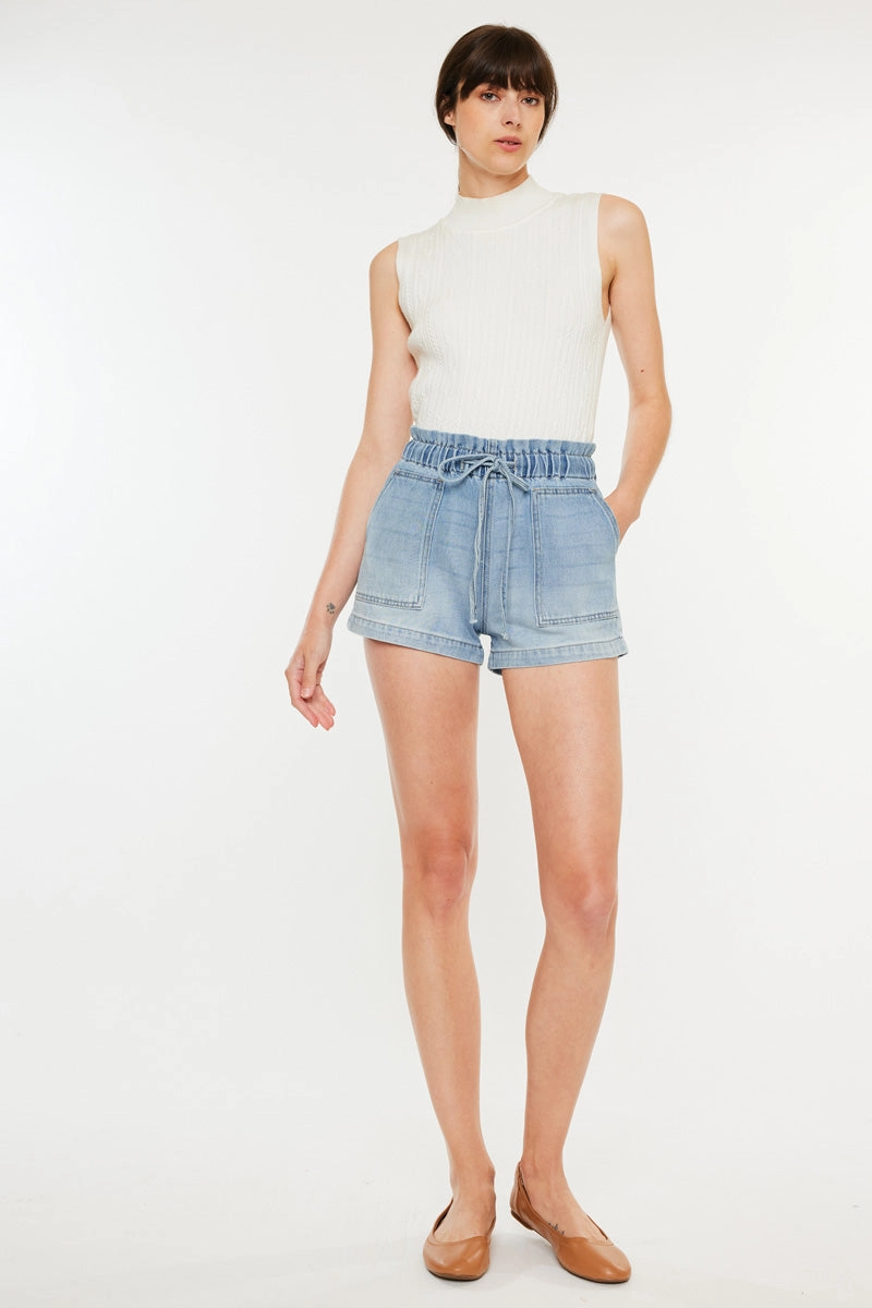 Maisy Ultra High Paper Bag Shorts