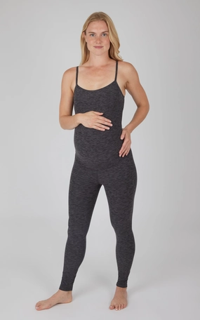 Maternity Heathered Lux Jumpsuit