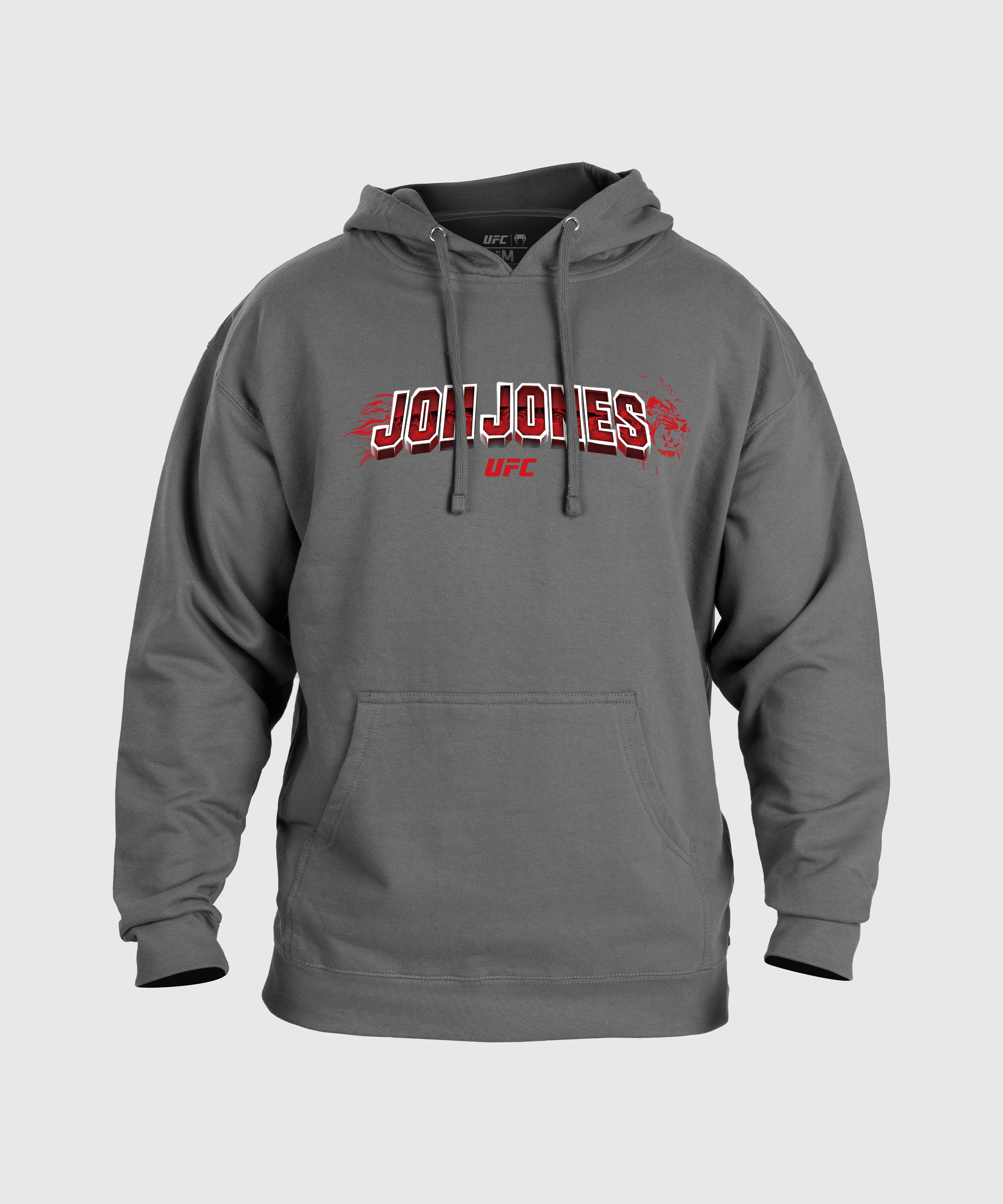Men's UFC Unrivaled by Venum Heather Grey Jon Jones Hoodie