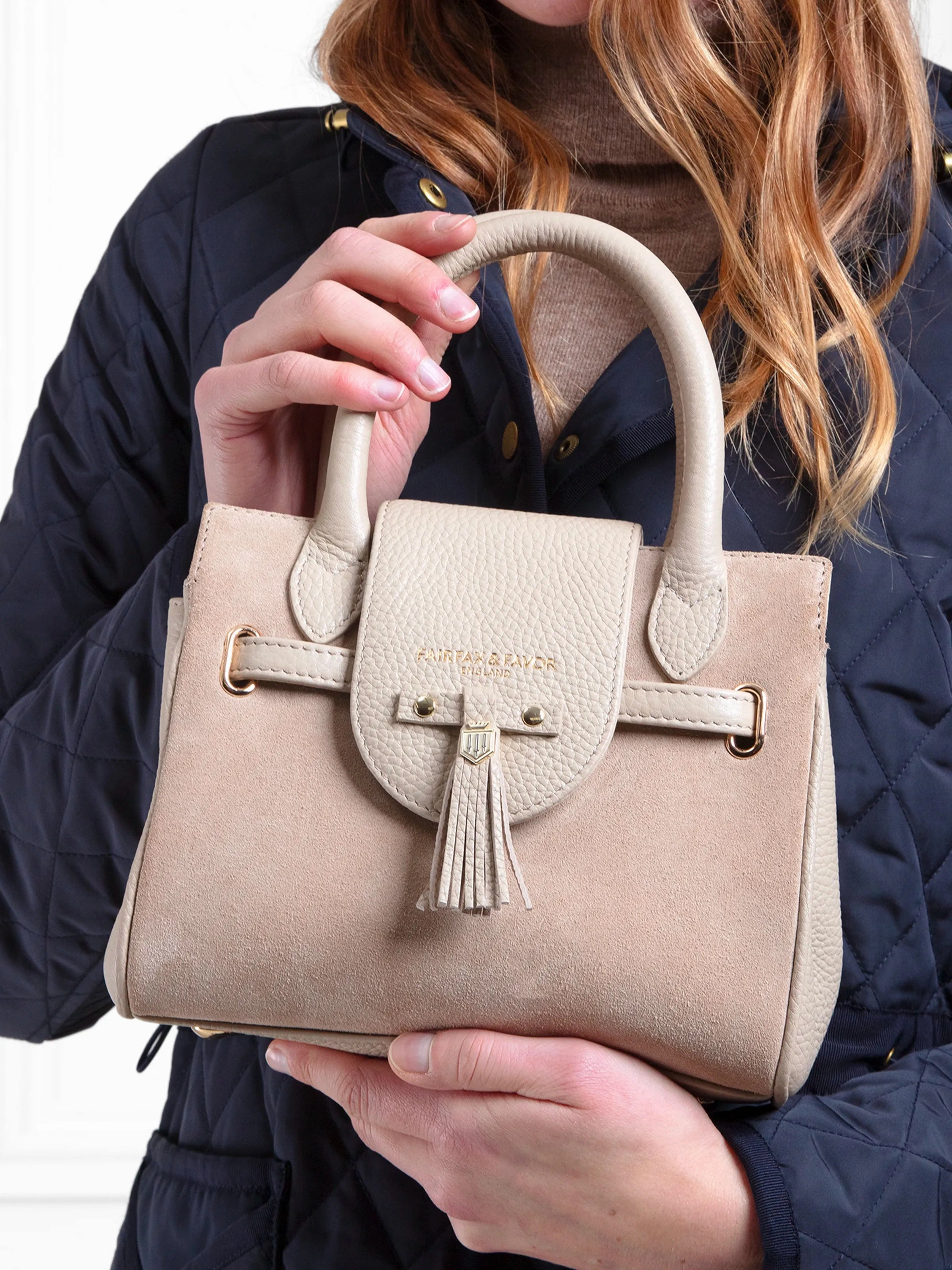 Mini Windsor Handbag - Stone