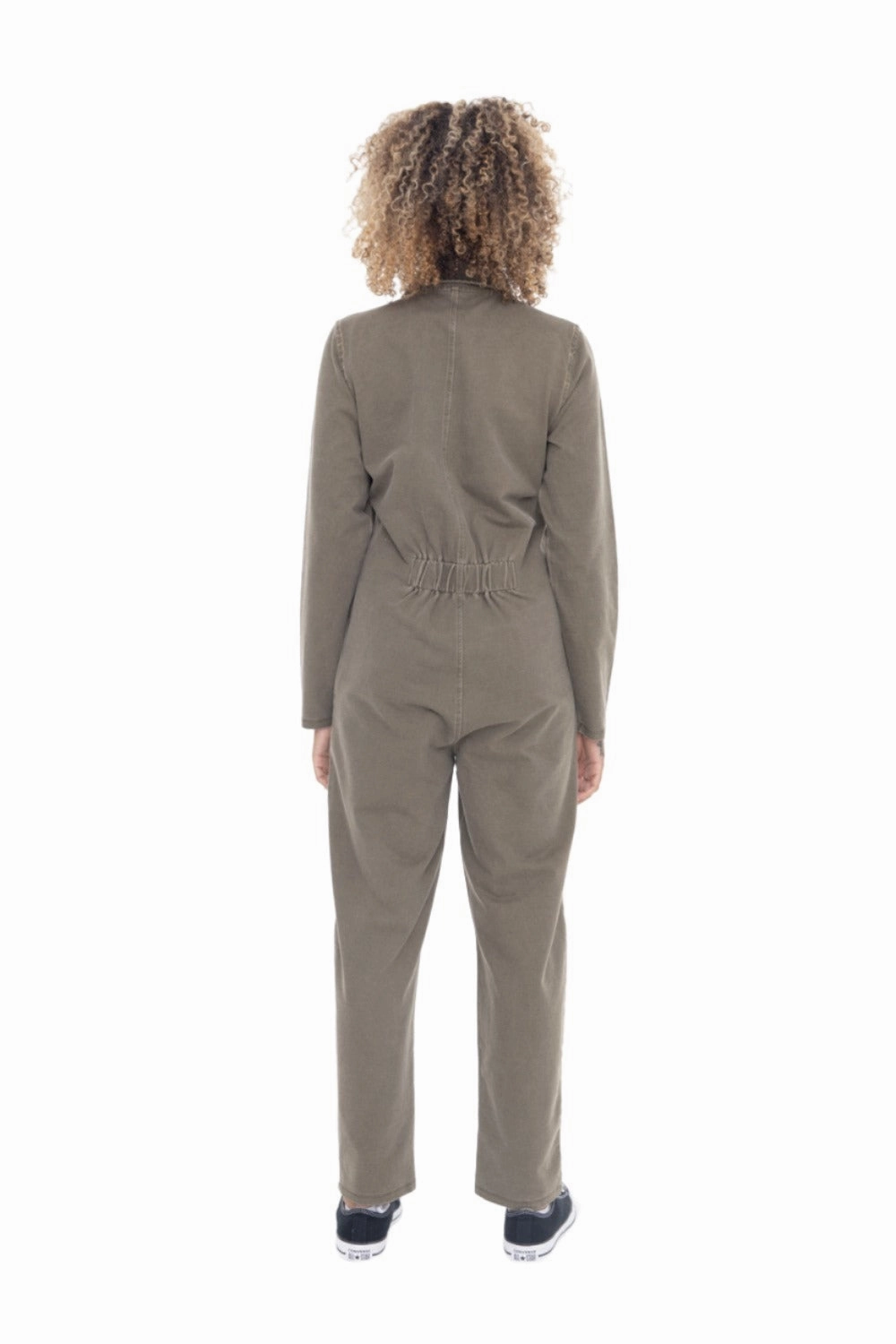 Mono B Serious Mineral Wash Cotton Jumpsuit KP12050