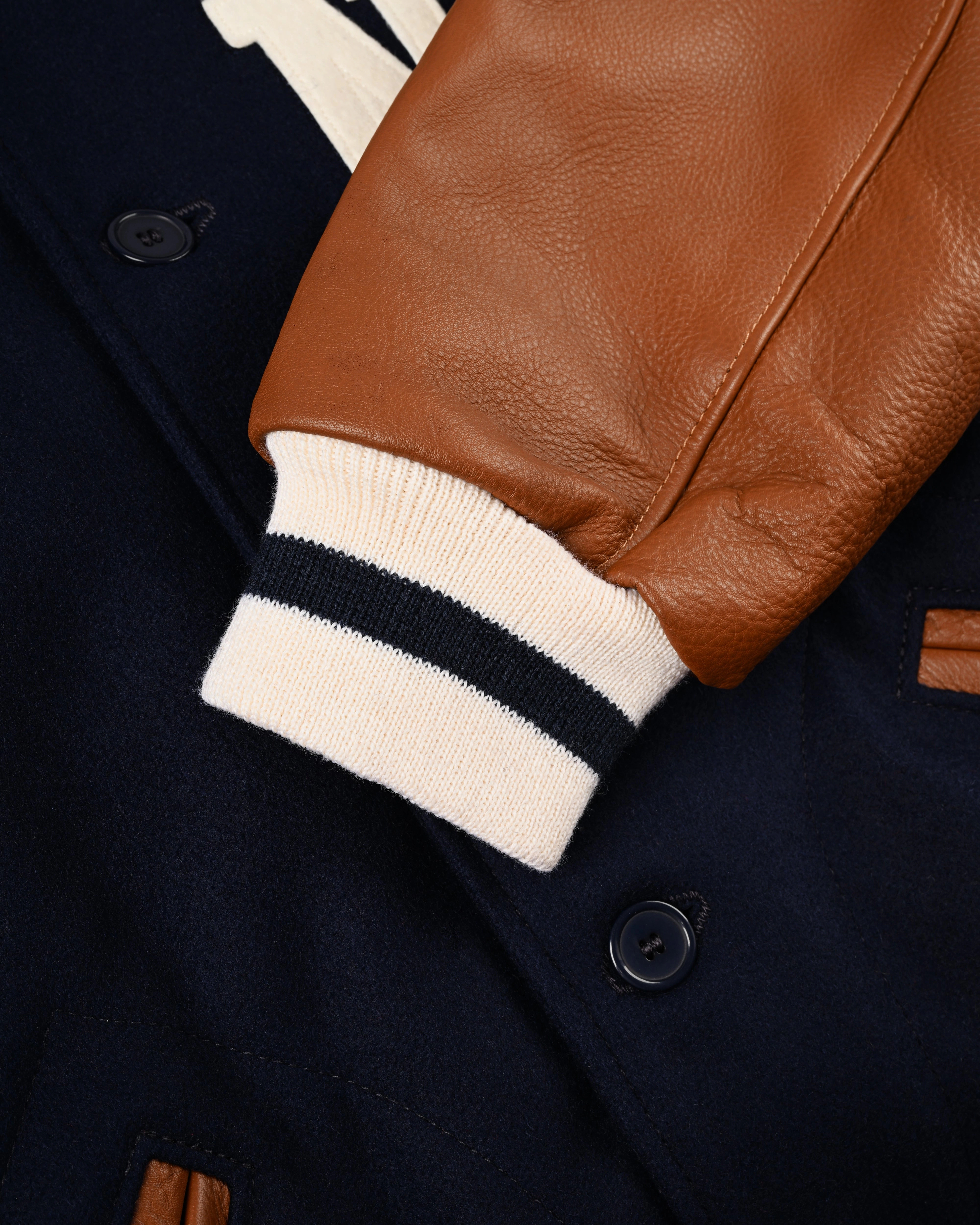 New York Black Yankees 1940 Authentic Wool & Leather Varsity Jacket