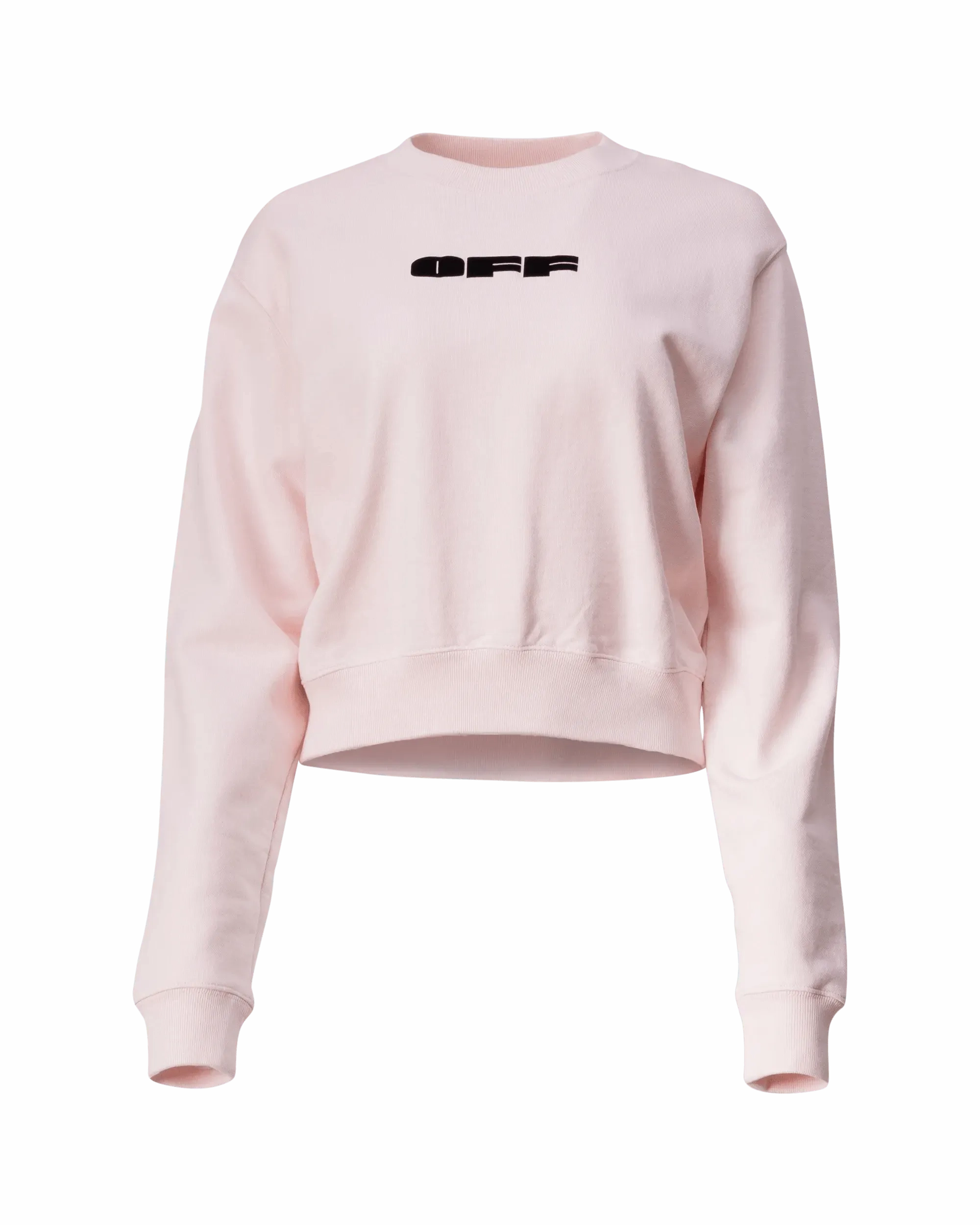 OFF Bold Flock Cropped Sweatshirt