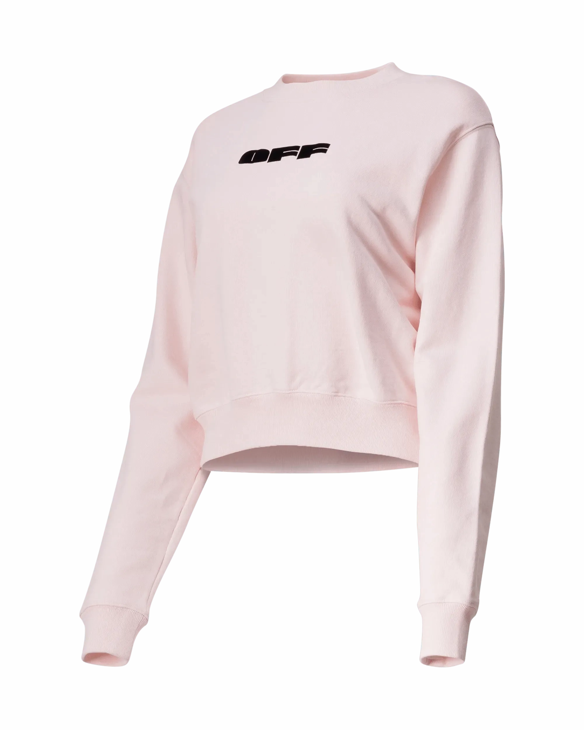 OFF Bold Flock Cropped Sweatshirt