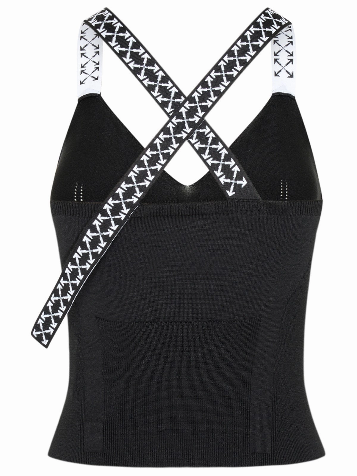 Off-White Bold Arrows Logo Tape Tank Top