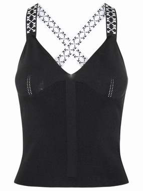 Off-White Bold Arrows Logo Tape Tank Top