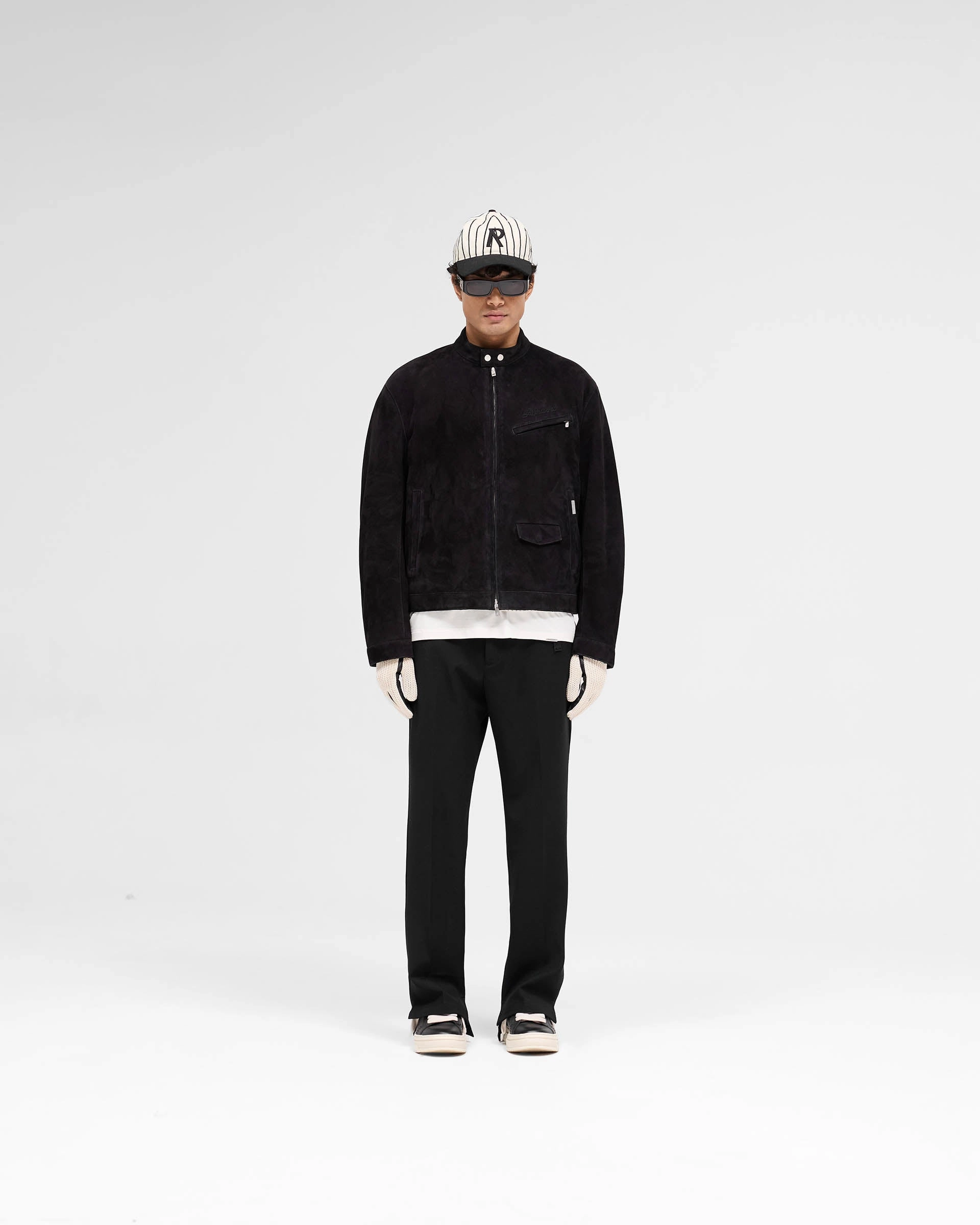 Overdrive Suede Jacket - Jet Black