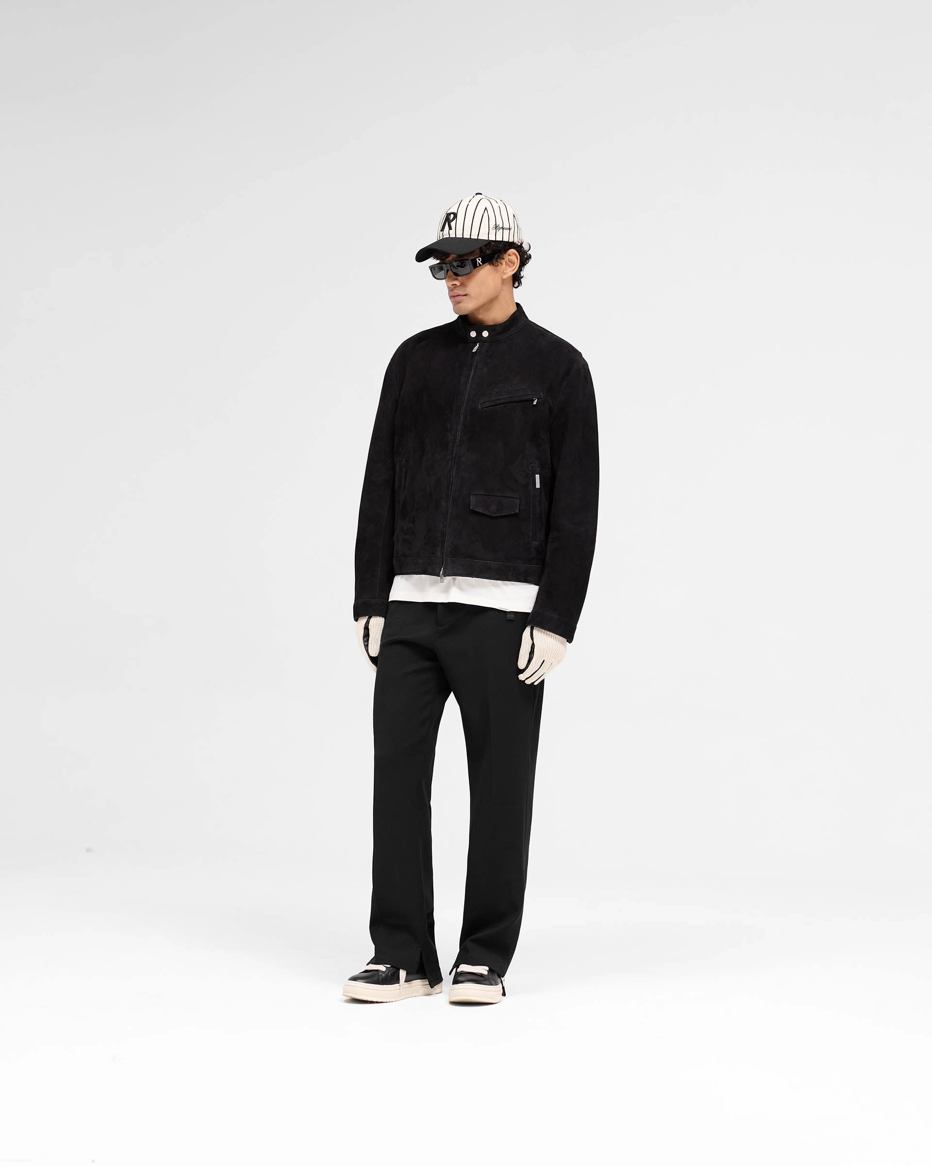 Overdrive Suede Jacket - Jet Black