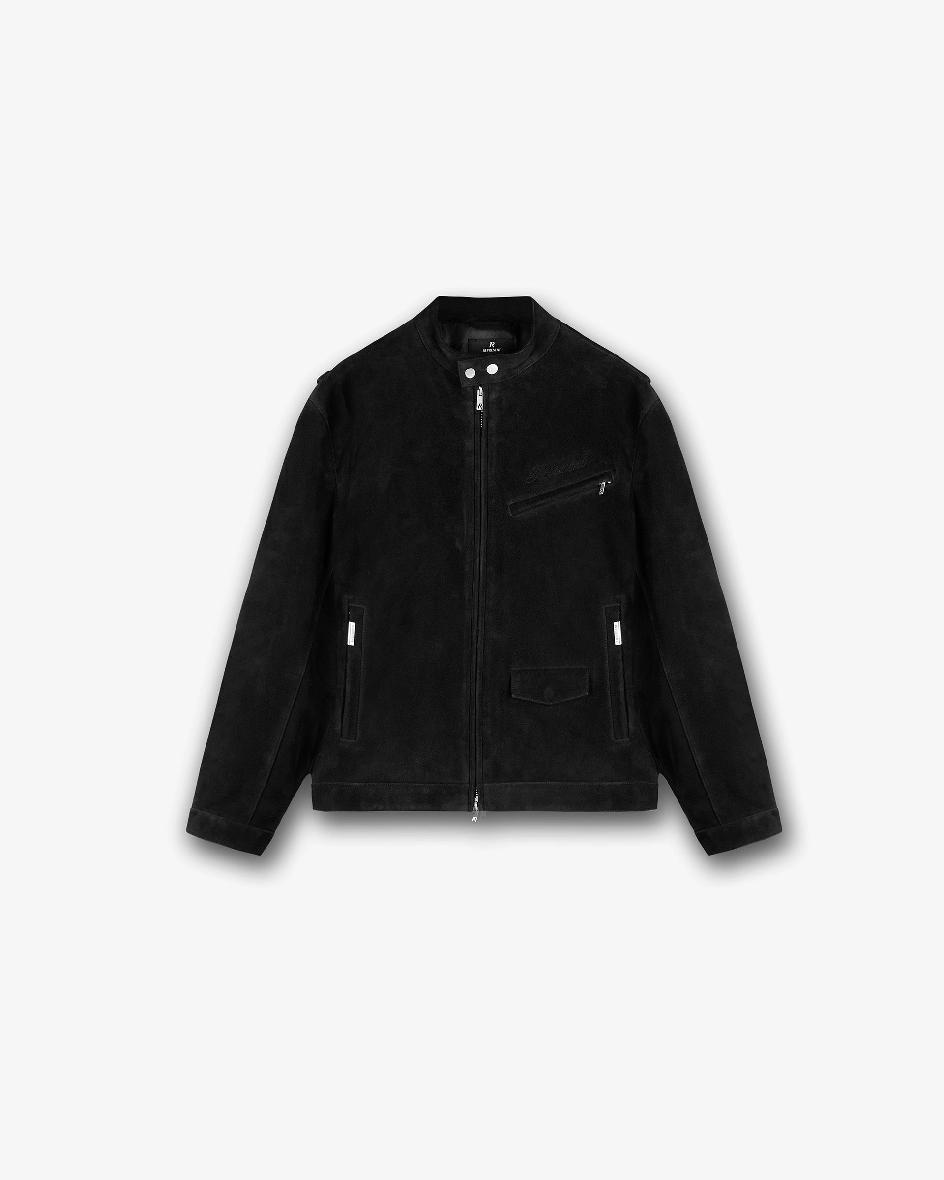 Overdrive Suede Jacket - Jet Black