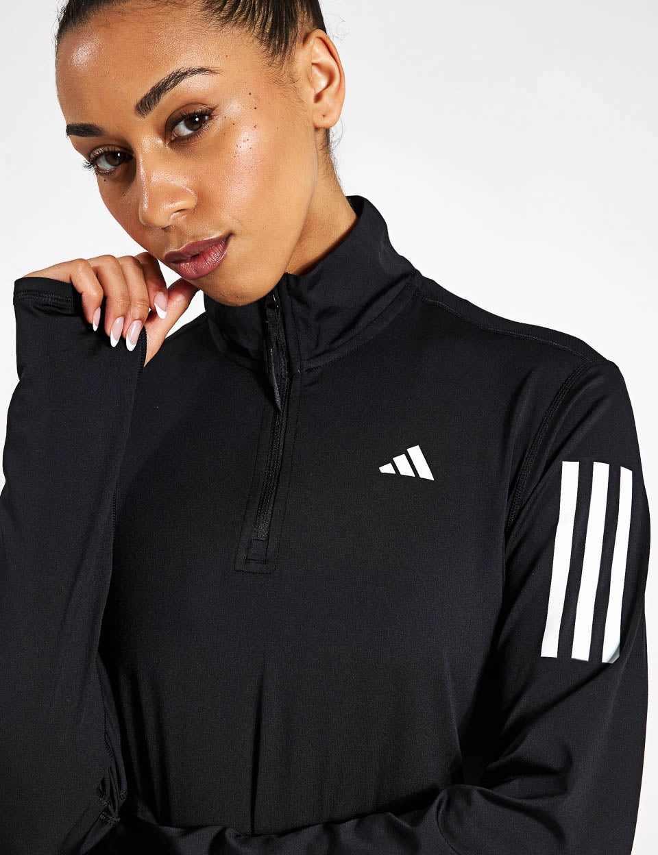 Own the Run Half-Zip Jacket - Black