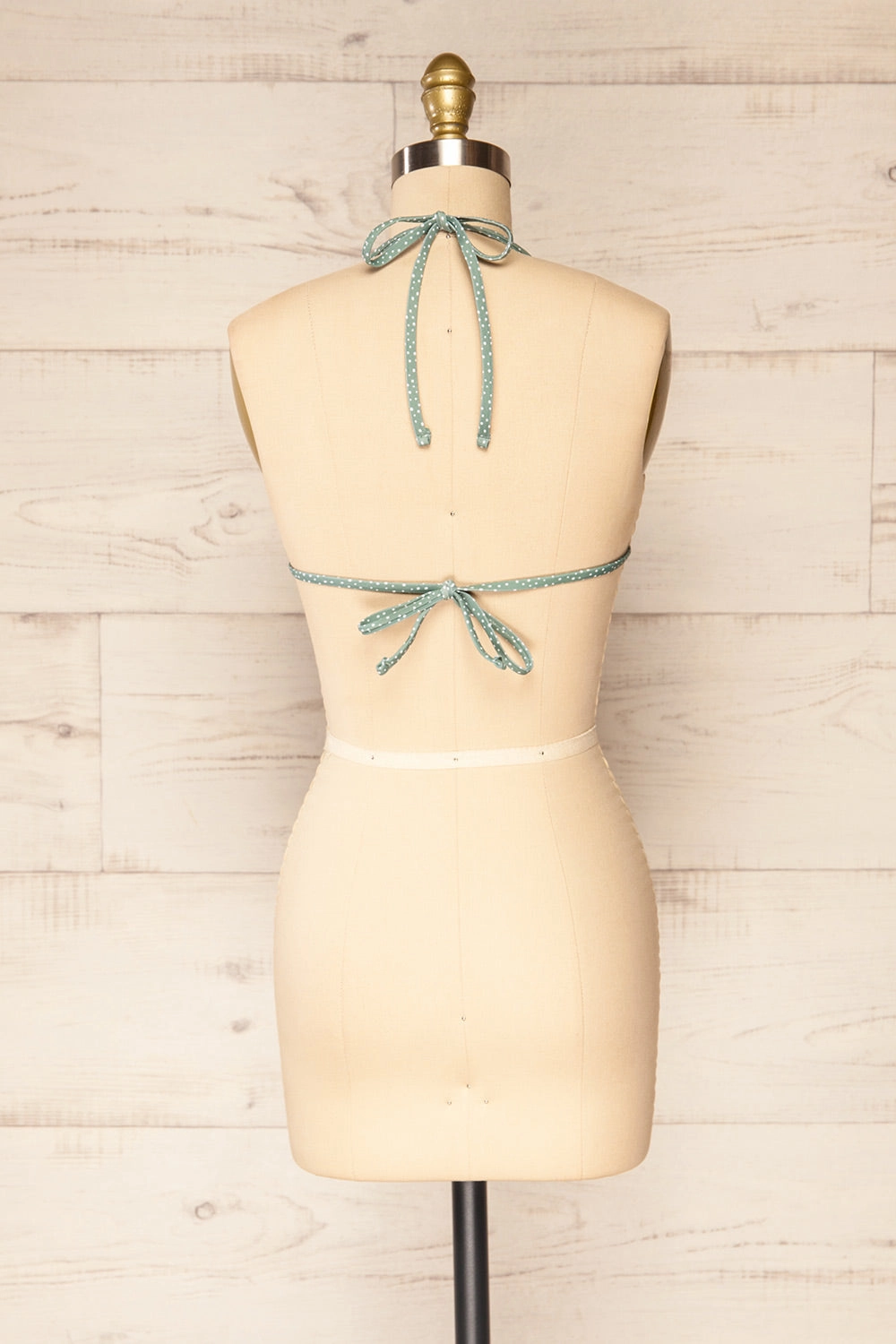 Parczew | Bandeau Style Polka Dot Bikini Top