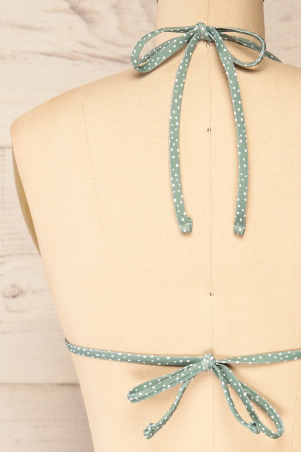 Parczew | Bandeau Style Polka Dot Bikini Top