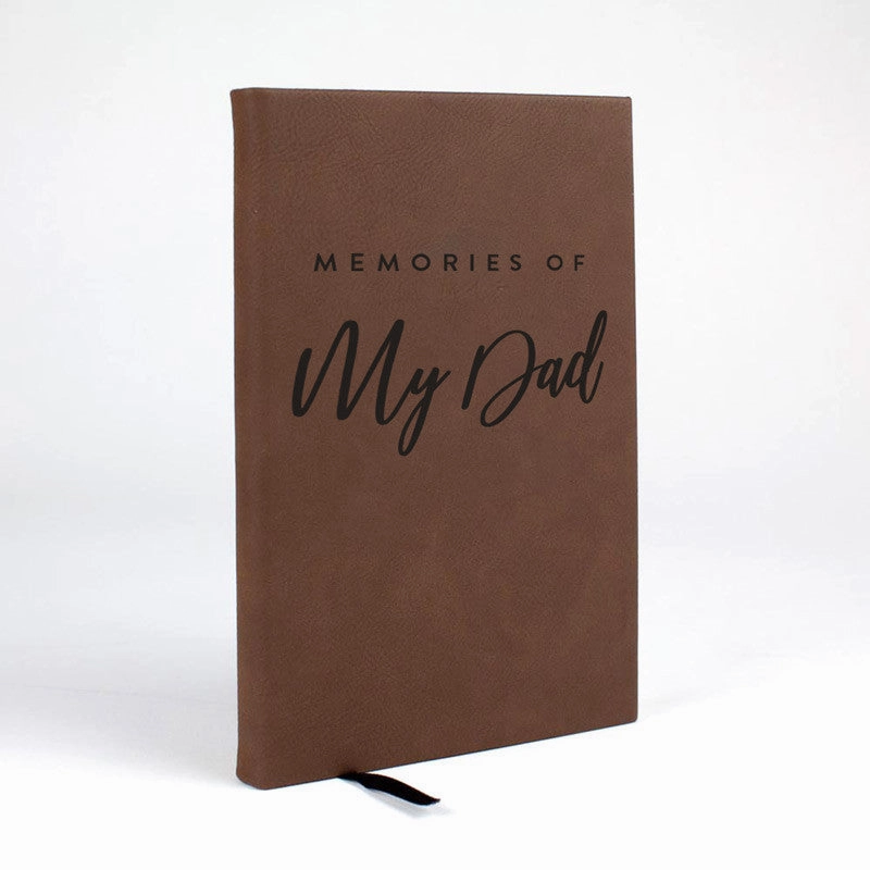 Personalized "Memories of You" Leatherette Journal
