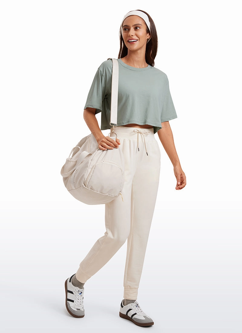 Pima Cotton Short Sleeves Cropped