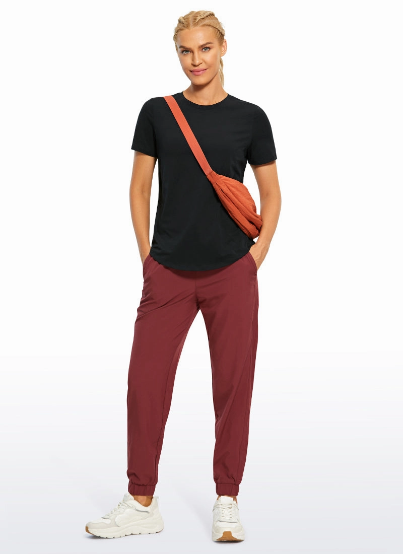 Pima Cotton Short Sleeves Round Neck