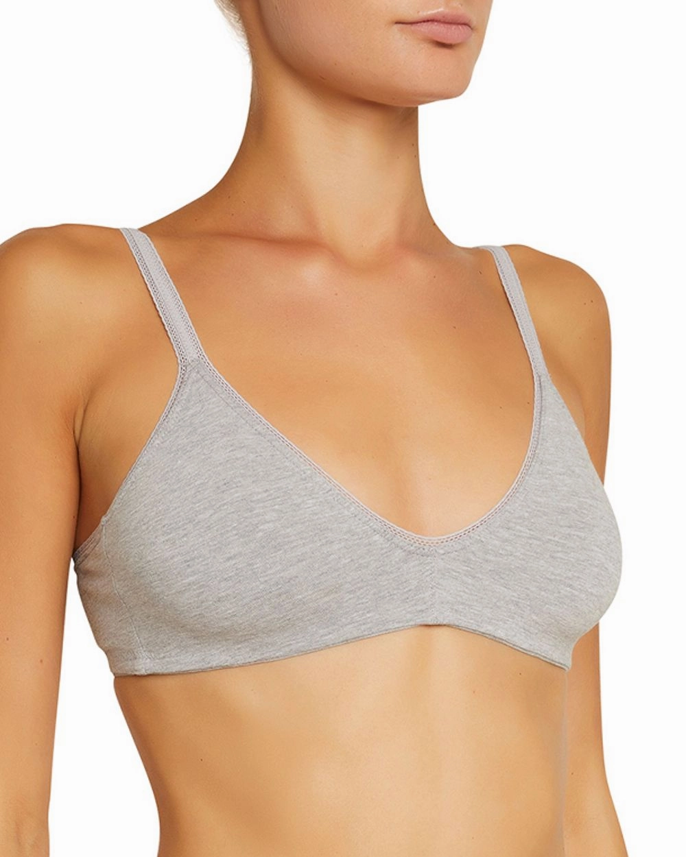 Pima Goddess Soft Cup Plunge Bra