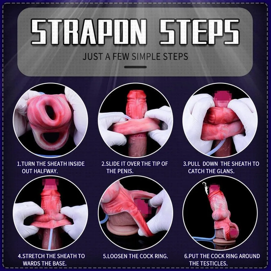 Premium Silicone Ejaculating Penis Sleeves