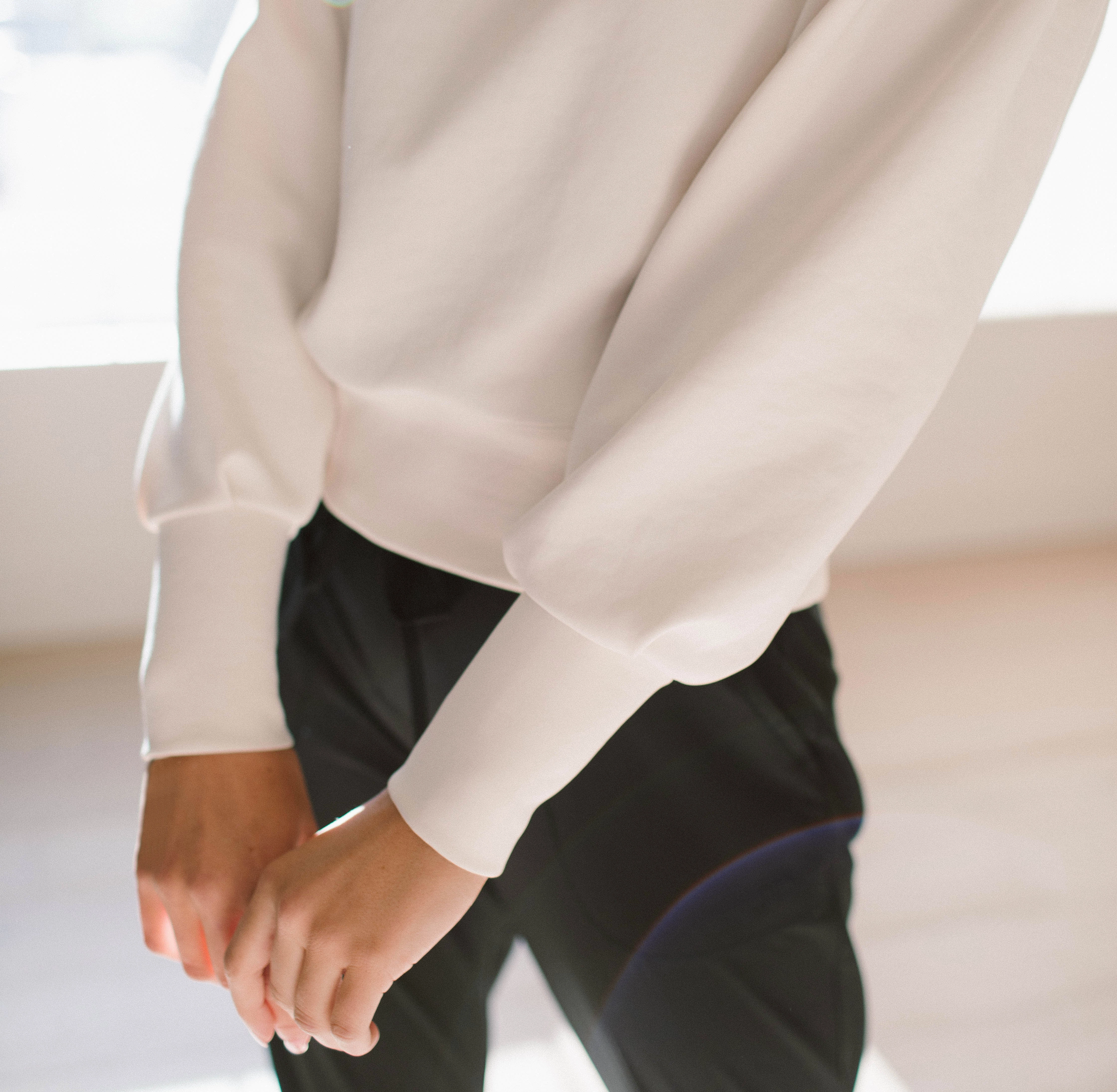 Puff Sleeve, Neo Crop, Cream