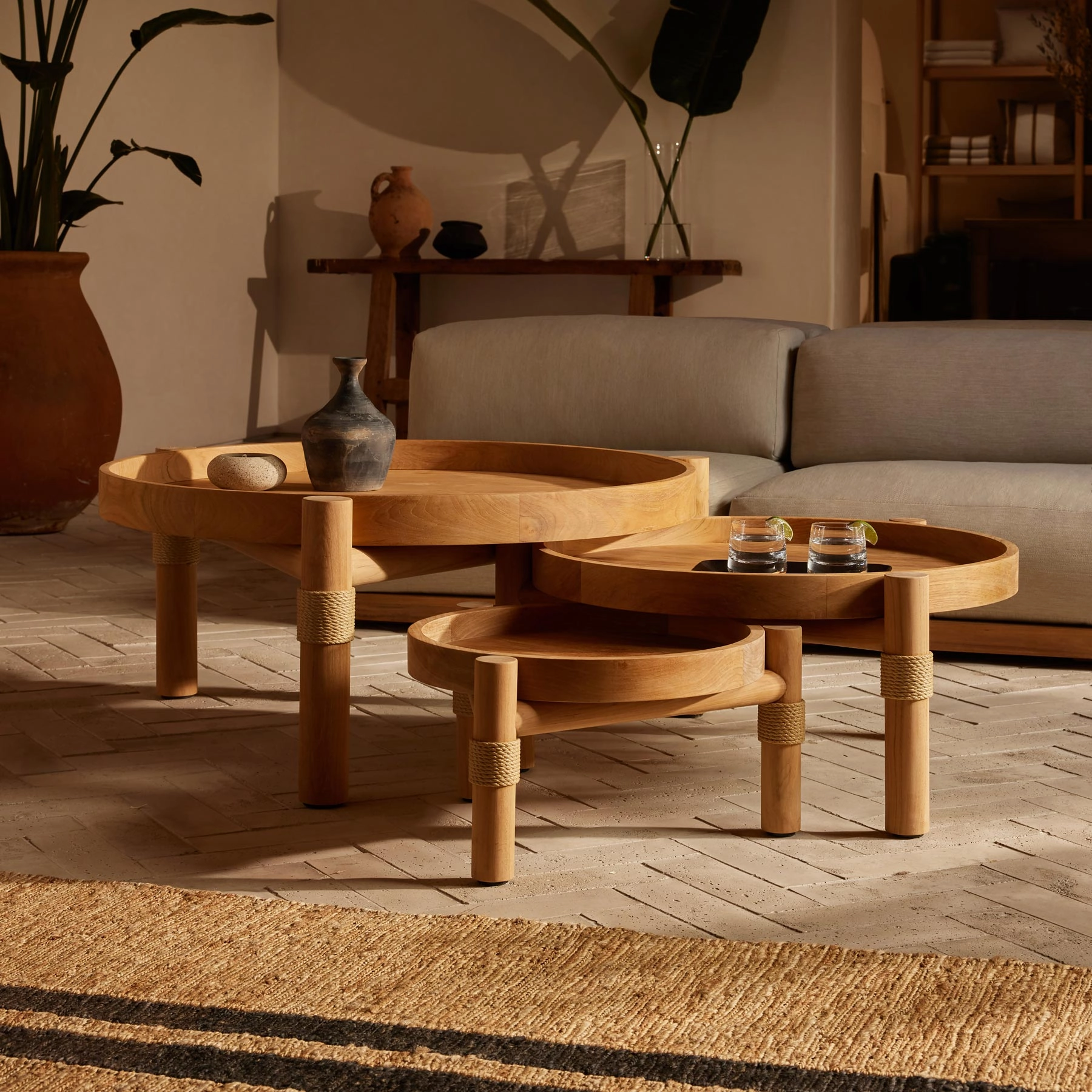 Punta Mita Tables - Teak