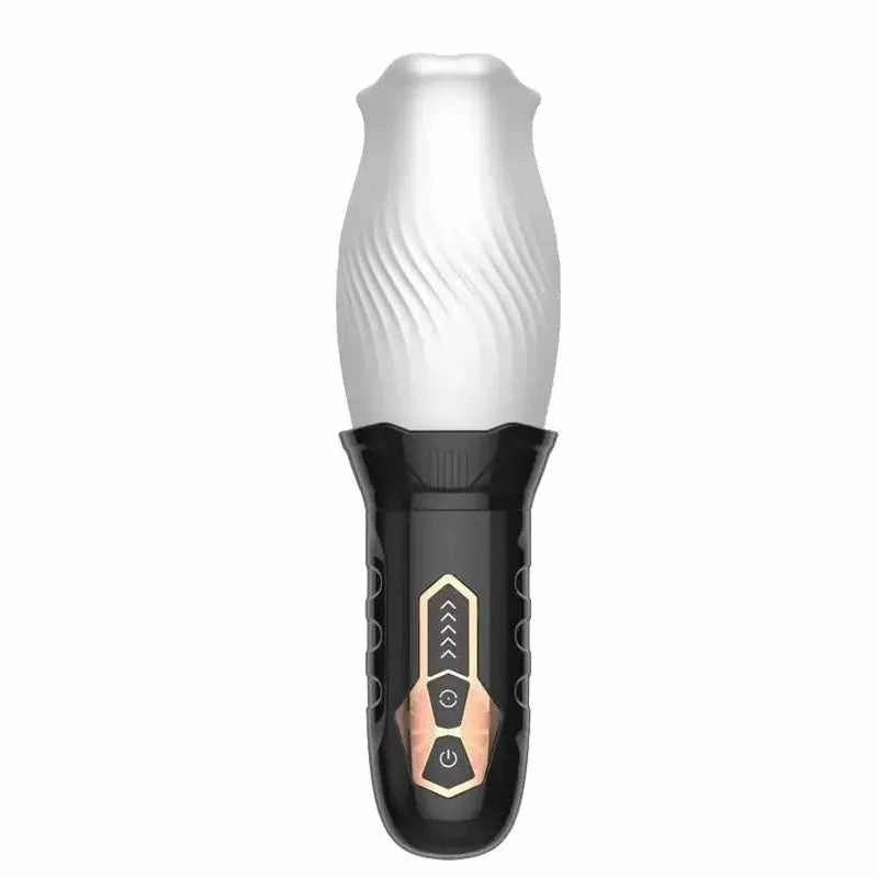 Quusvik Masturbator Cup for Men - Rotating & Vibrating Glans Stimulation