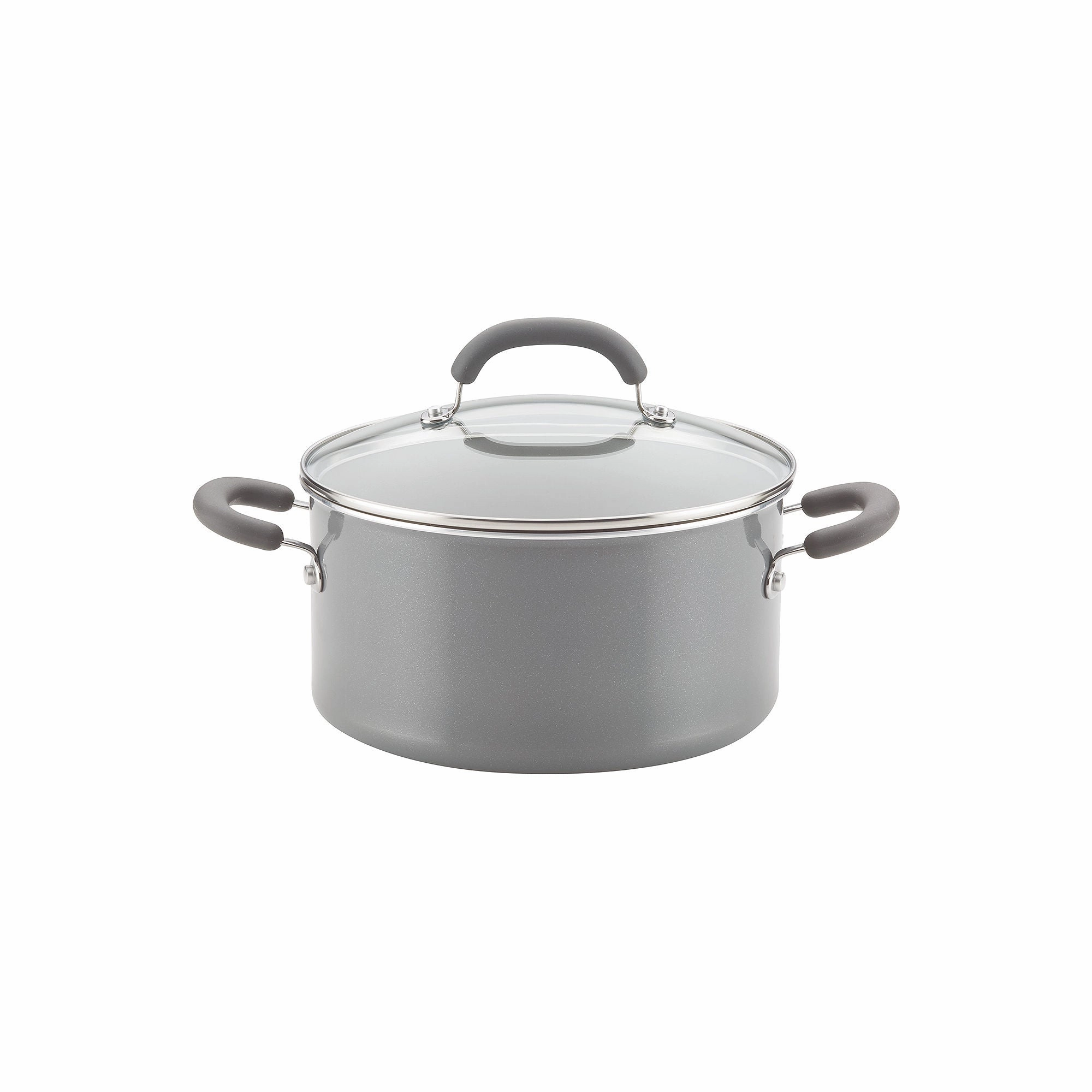 Rachael Ray Create Delicious Nonstick Aluminum 6-Qt. Stockpot - GRAY SHIMMER ONE SIZE