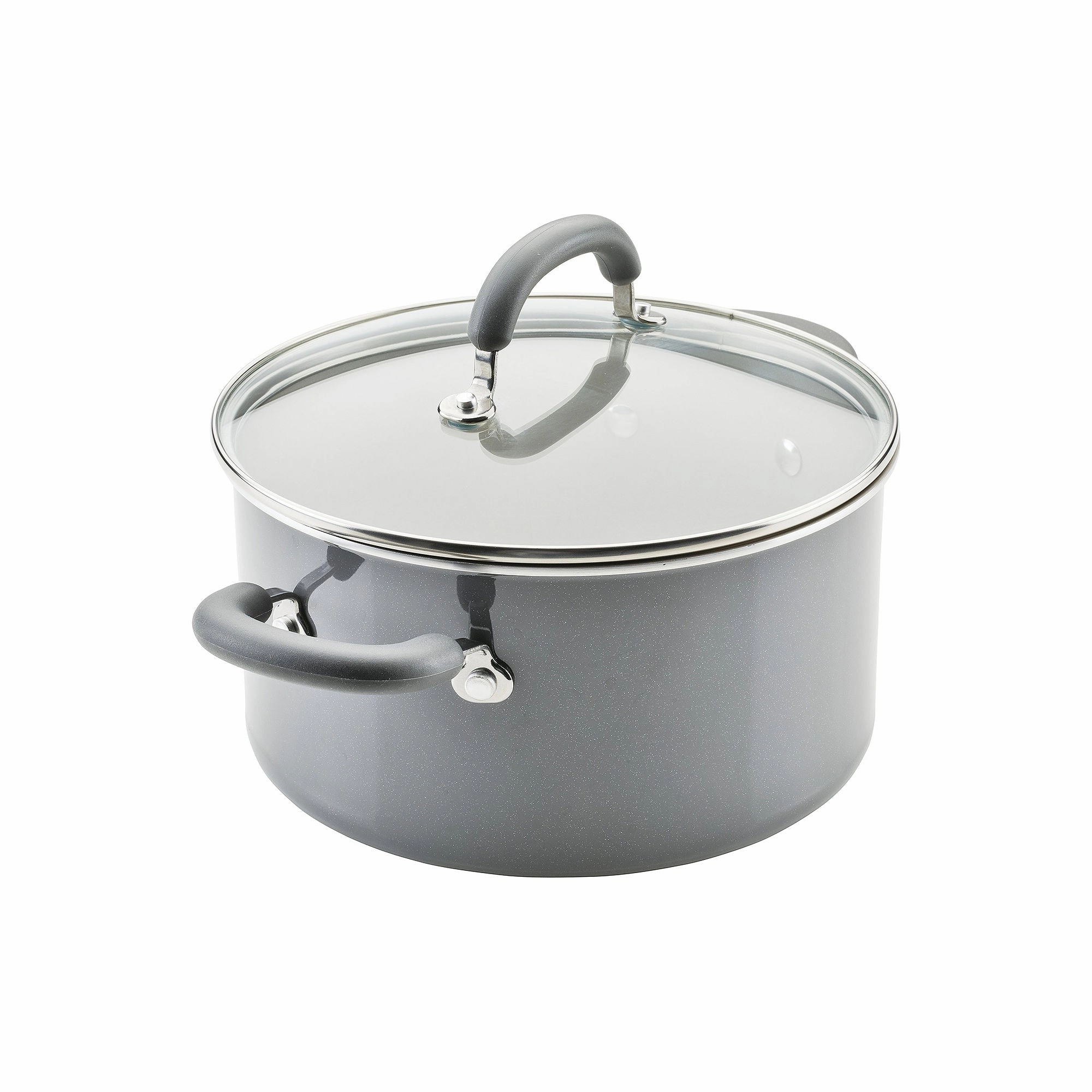 Rachael Ray Create Delicious Nonstick Aluminum 6-Qt. Stockpot - GRAY SHIMMER ONE SIZE