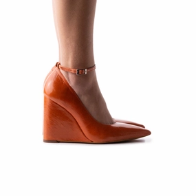Salasia Burnt Orange Leather