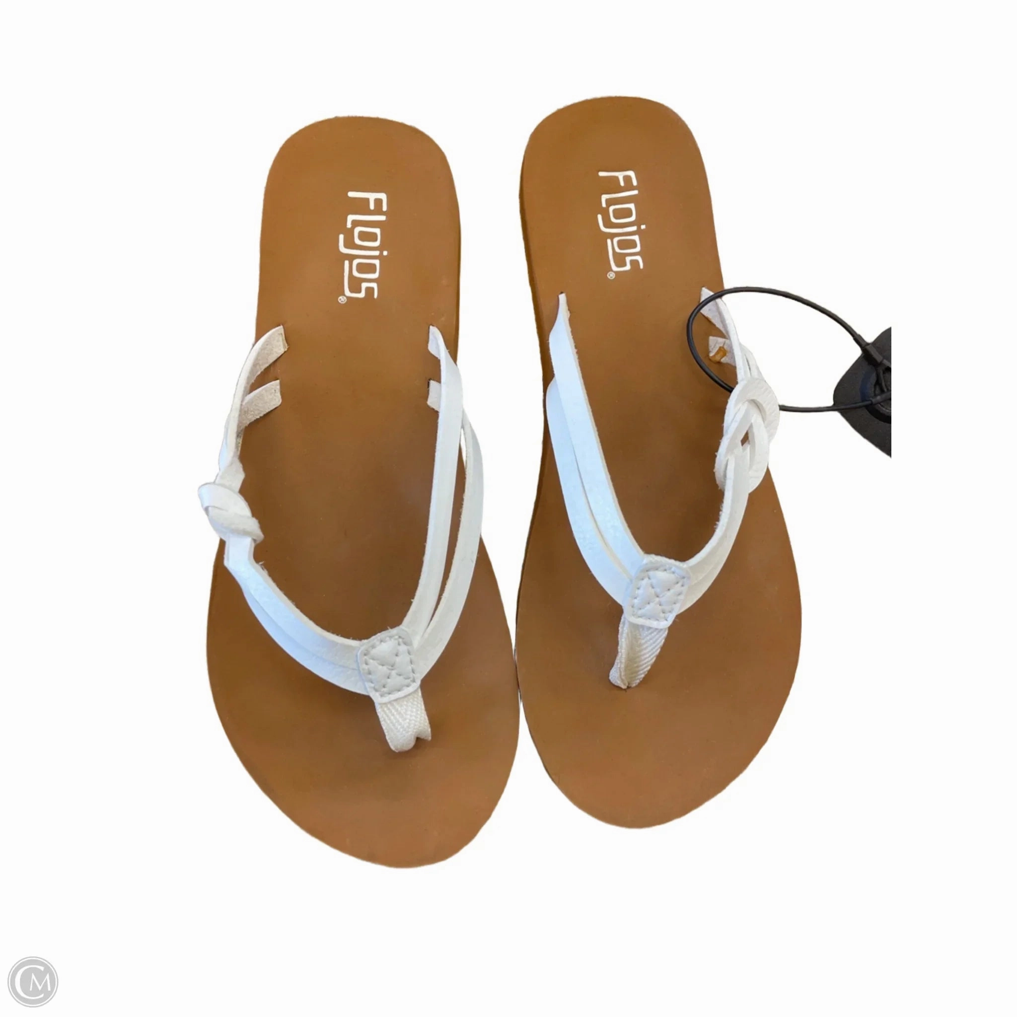 Sandals Flip Flops By FLOJOS In White, Size: 6
