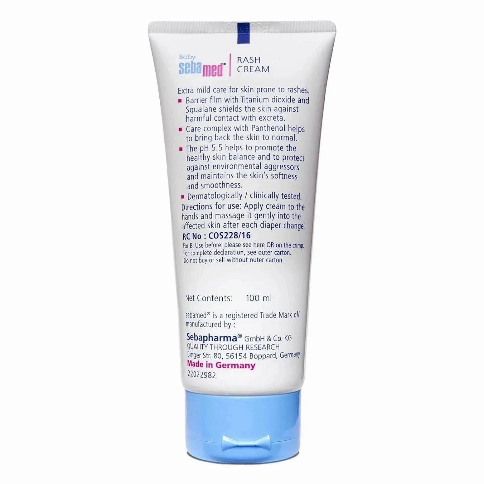 Sebamed Baby Nappy Rash Cream 100ml
