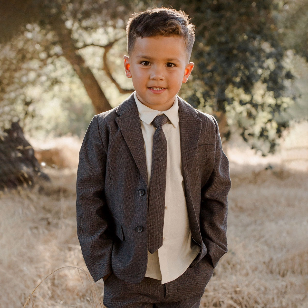 Sebastian Blazer - Heathered Black Melange - FINAL SALE