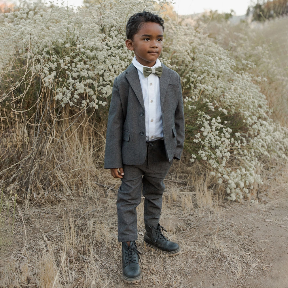 Sebastian Blazer - Heathered Black Melange - FINAL SALE