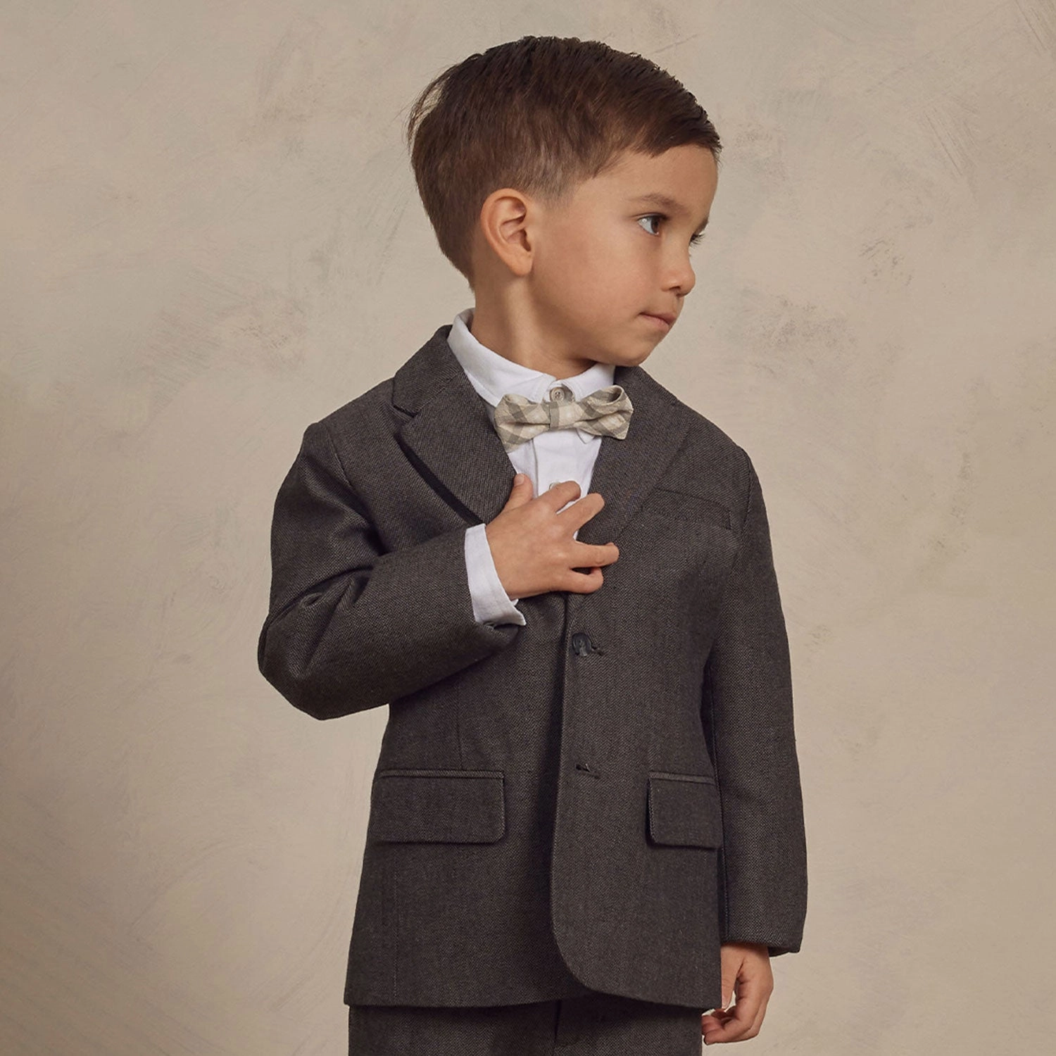 Sebastian Blazer - Heathered Black Melange - FINAL SALE