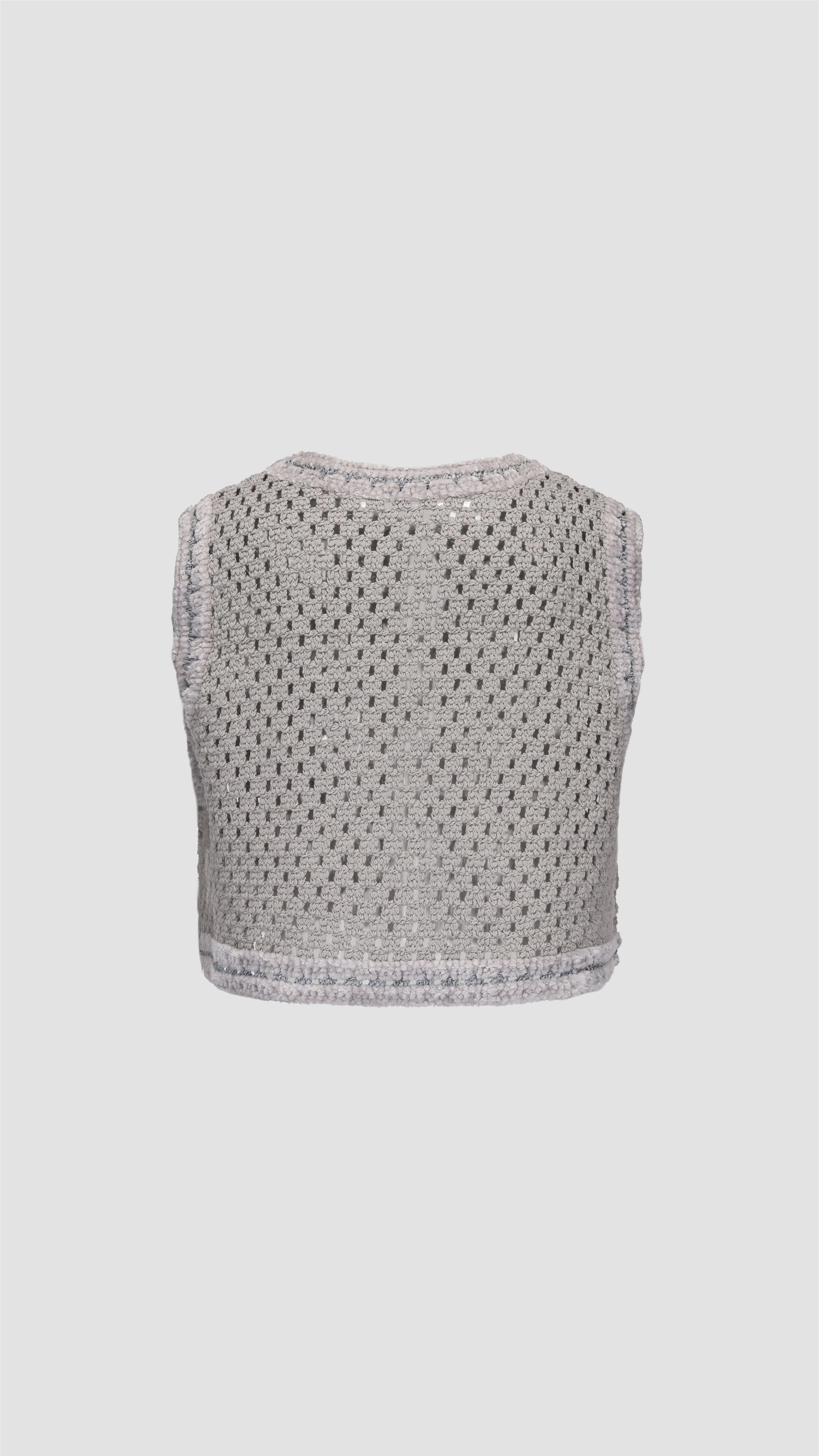 Selk'Nam Graphic Crochet Vest