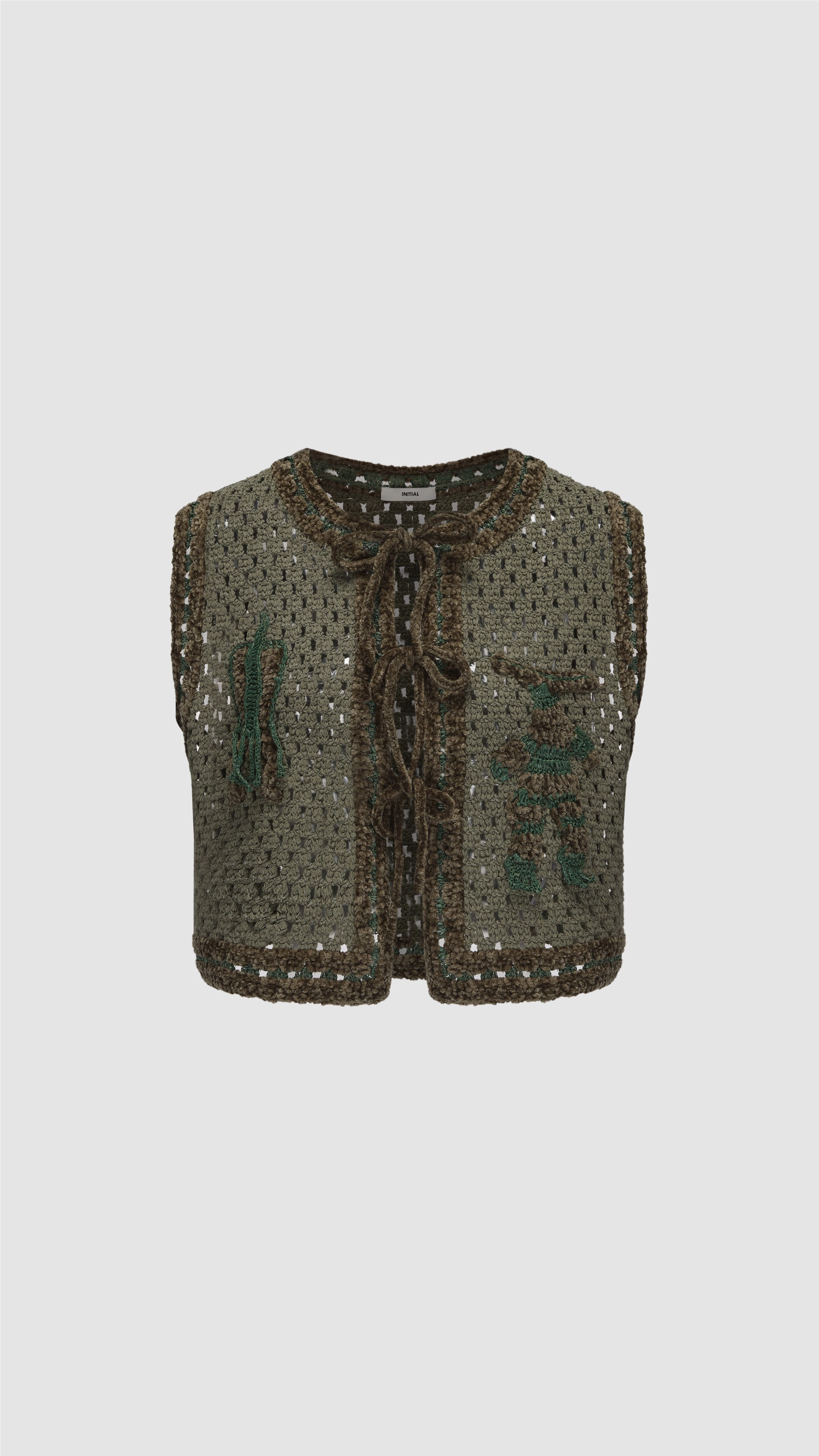 Selk'Nam Graphic Crochet Vest