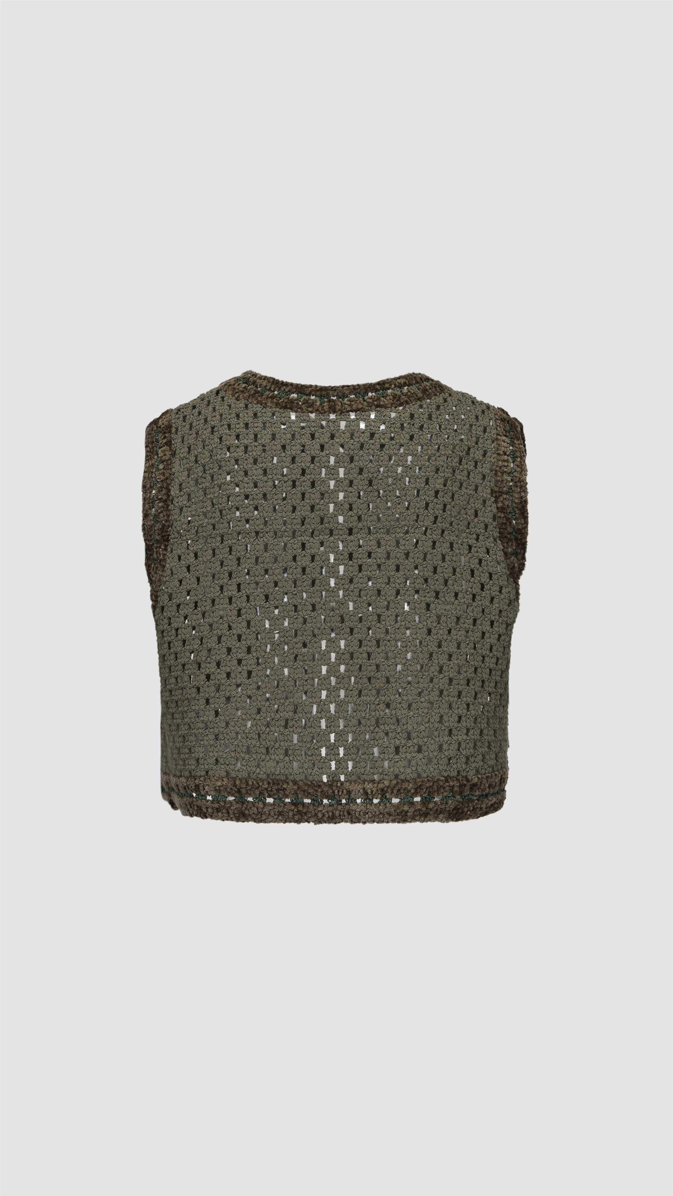 Selk'Nam Graphic Crochet Vest
