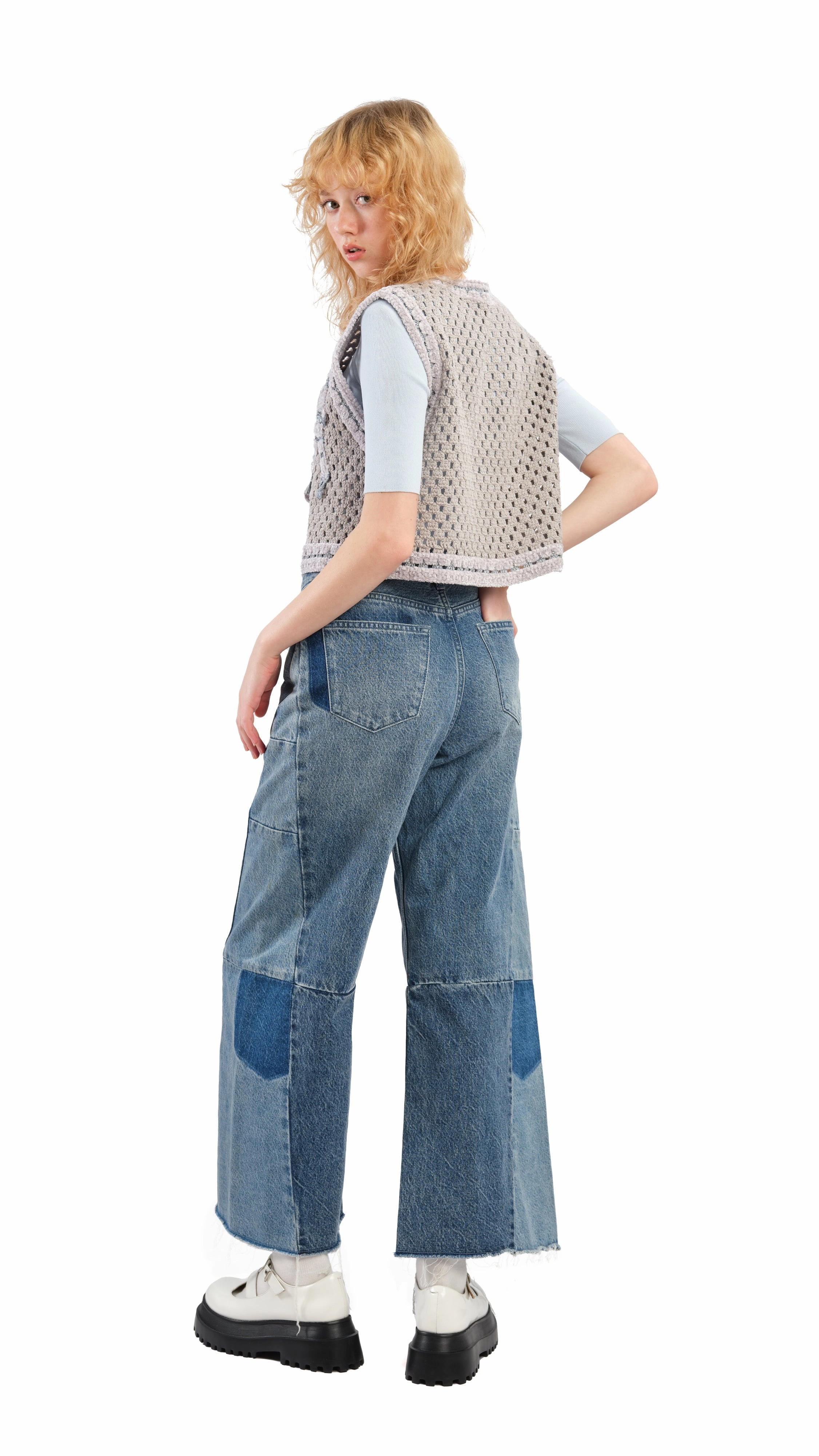 Selk'Nam Graphic Crochet Vest