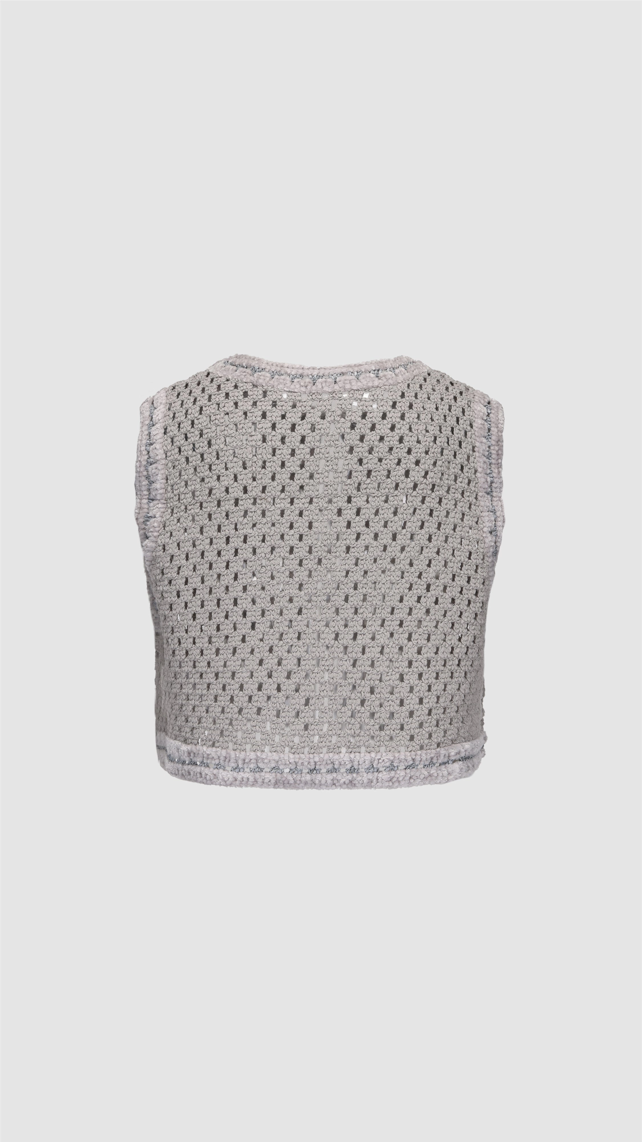 Selk'Nam Graphic Crochet Vest