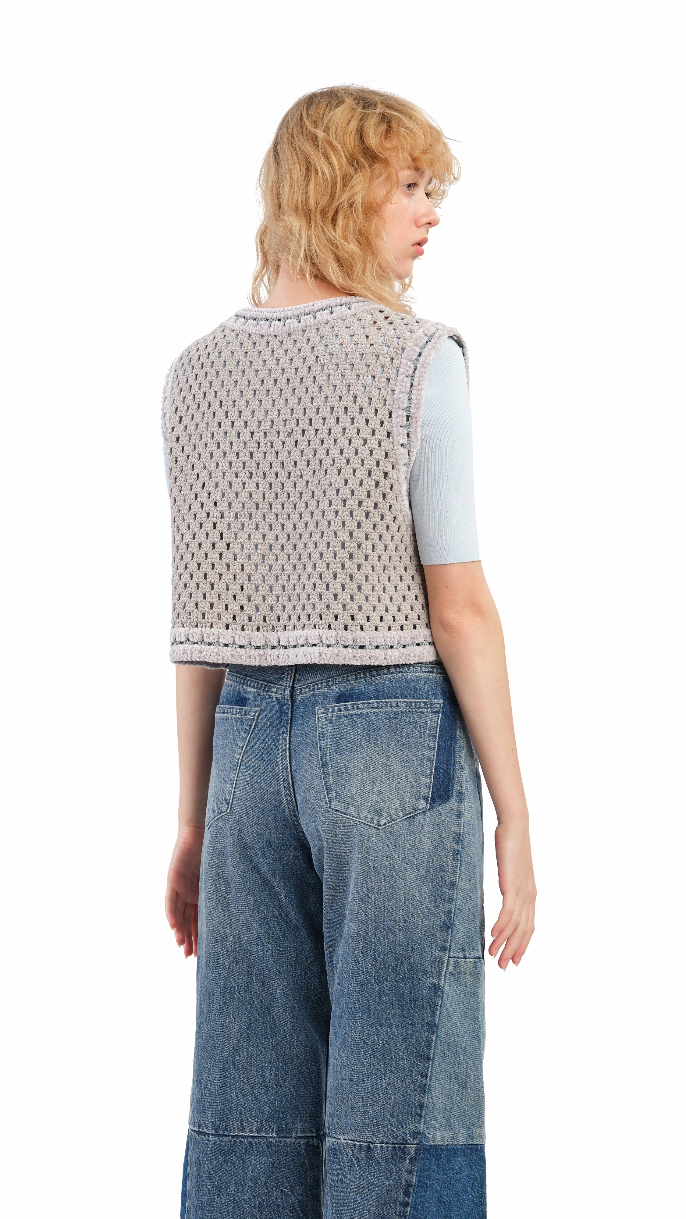 Selk'Nam Graphic Crochet Vest