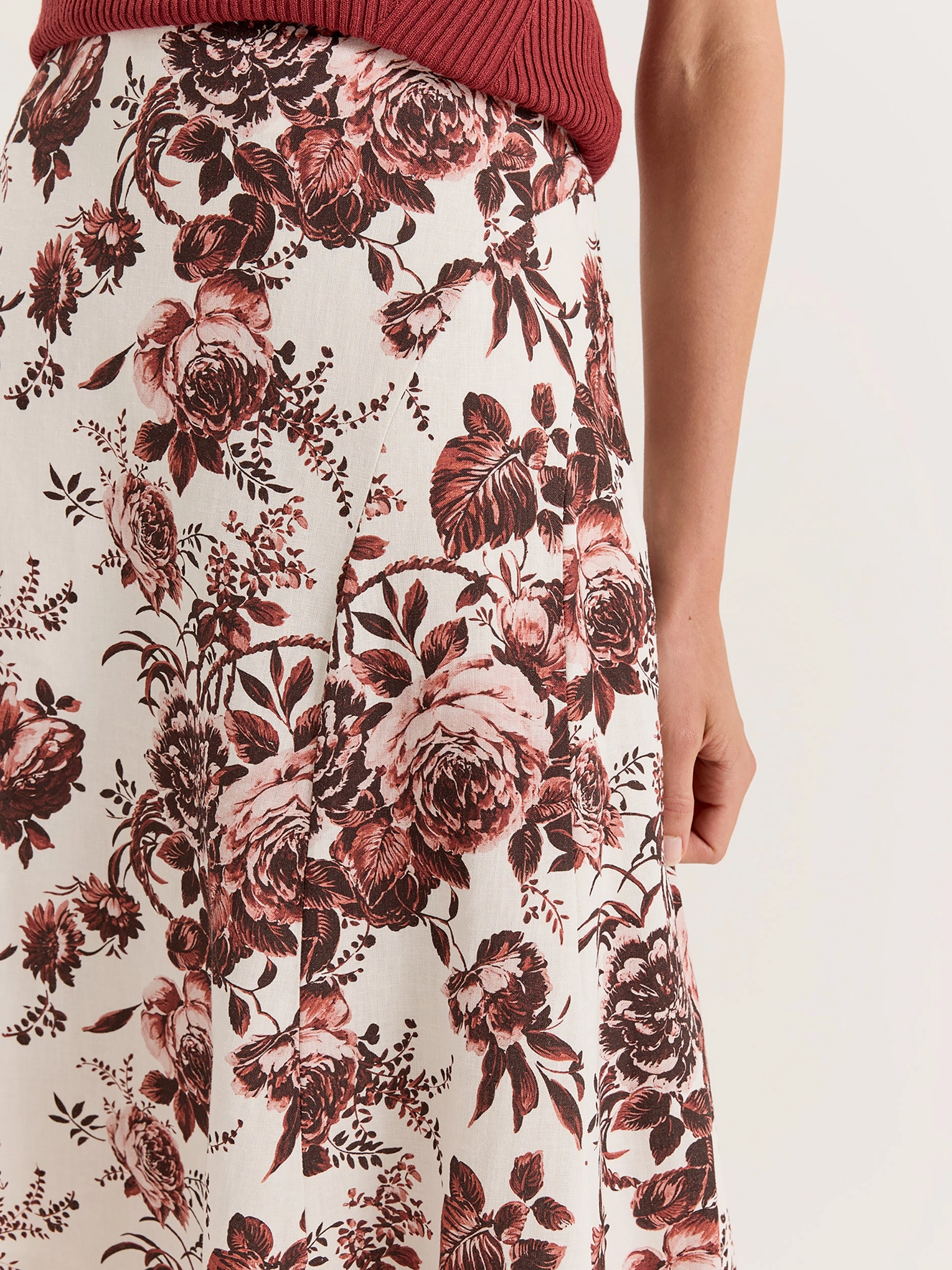 Sepia Bloom Skirt