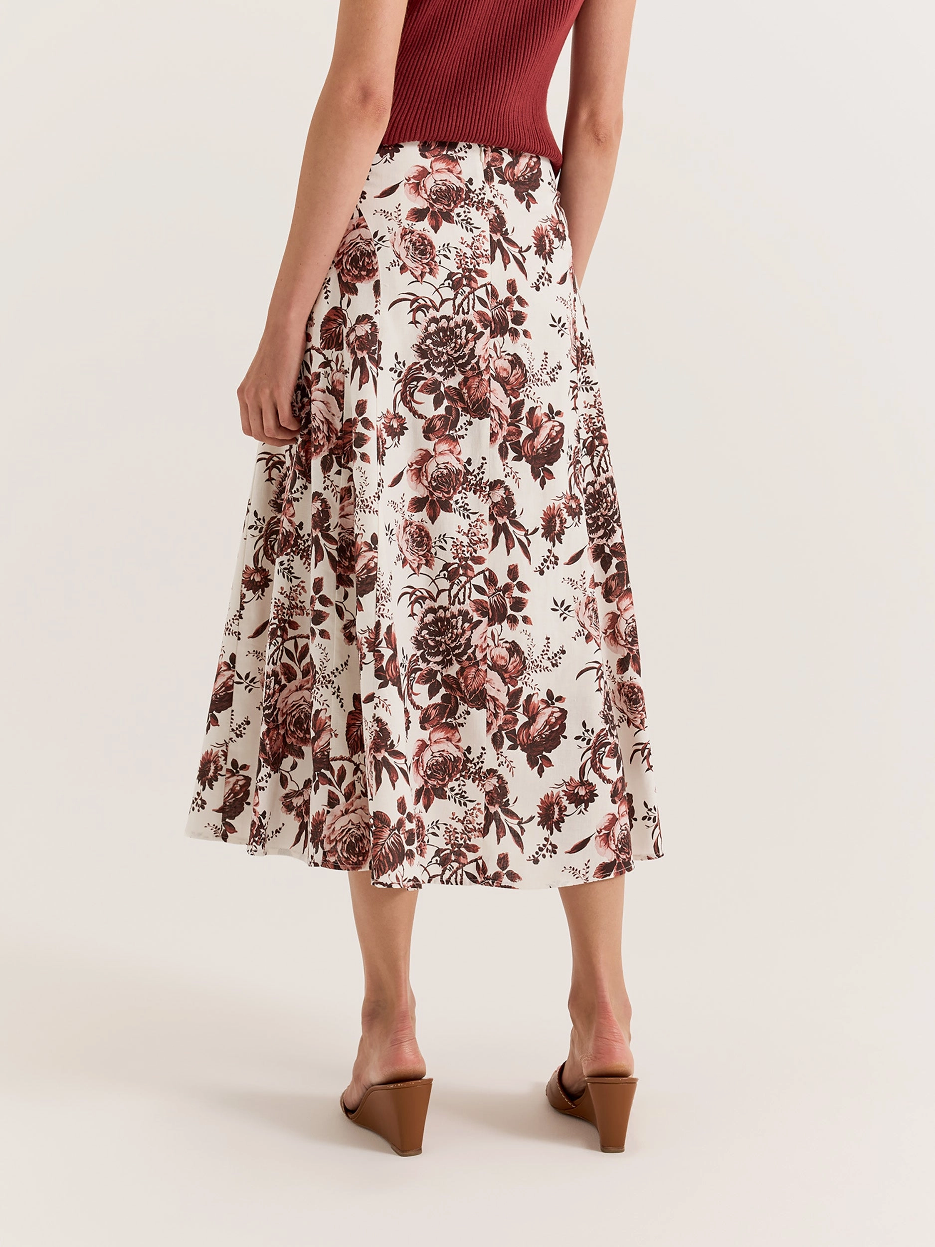 Sepia Bloom Skirt