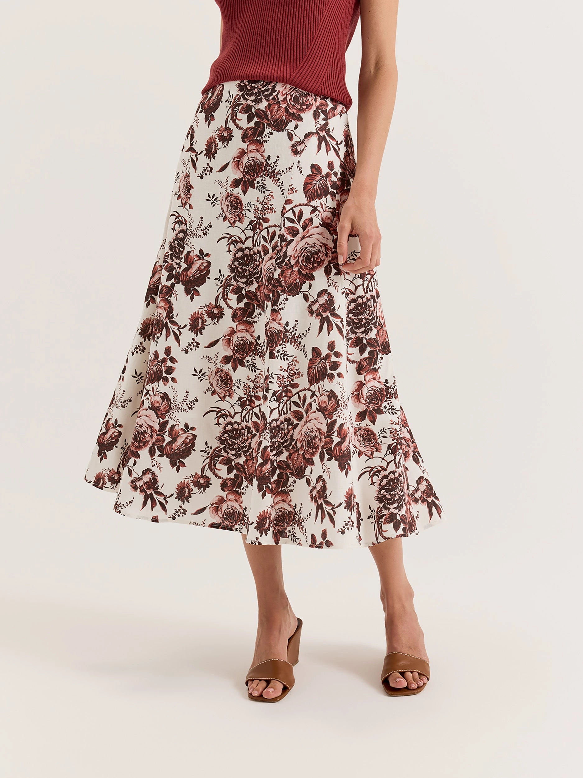 Sepia Bloom Skirt