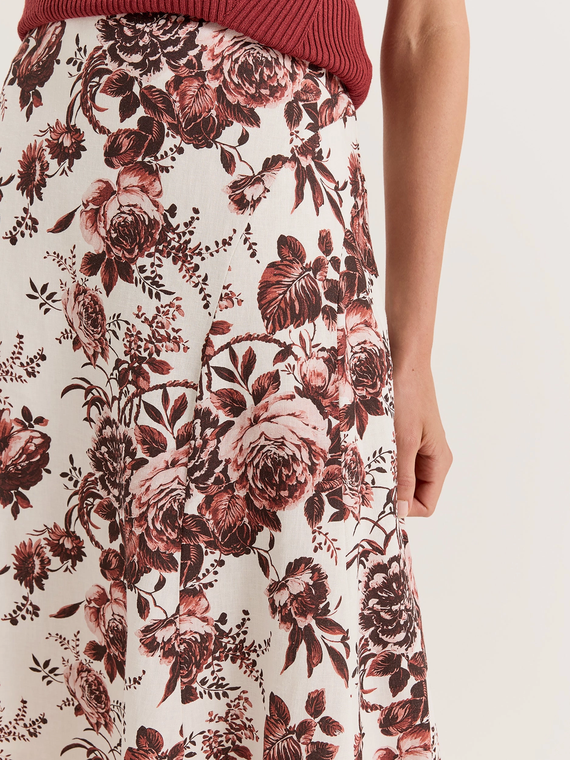 Sepia Bloom Skirt