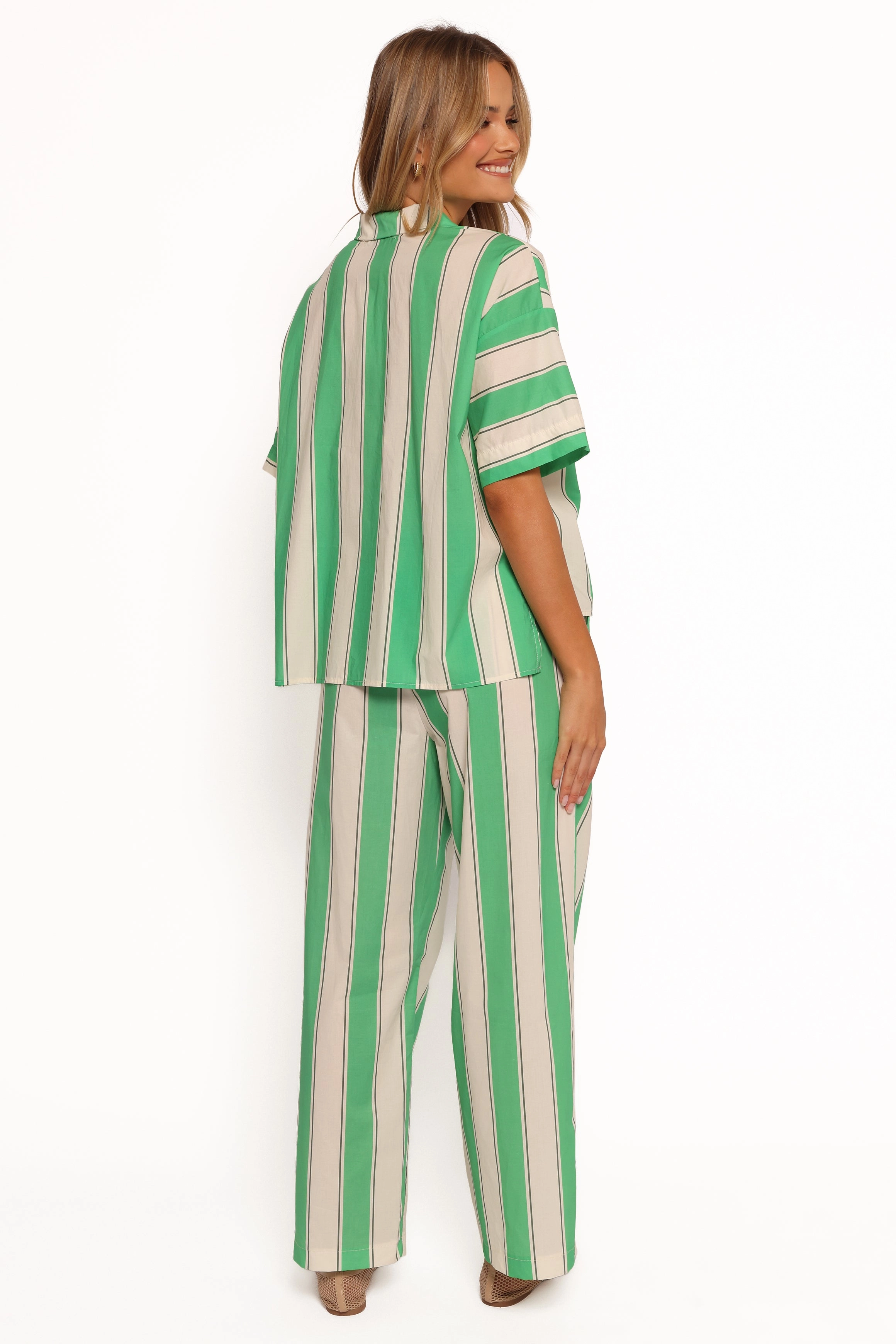 Shailene Pant - Green Stripe