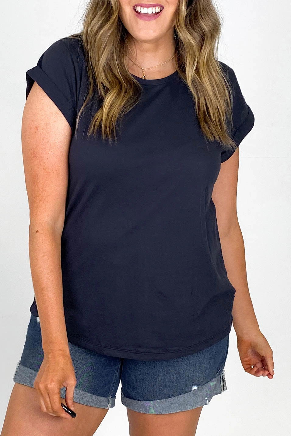 Silent Theory Lucy Tee Navy