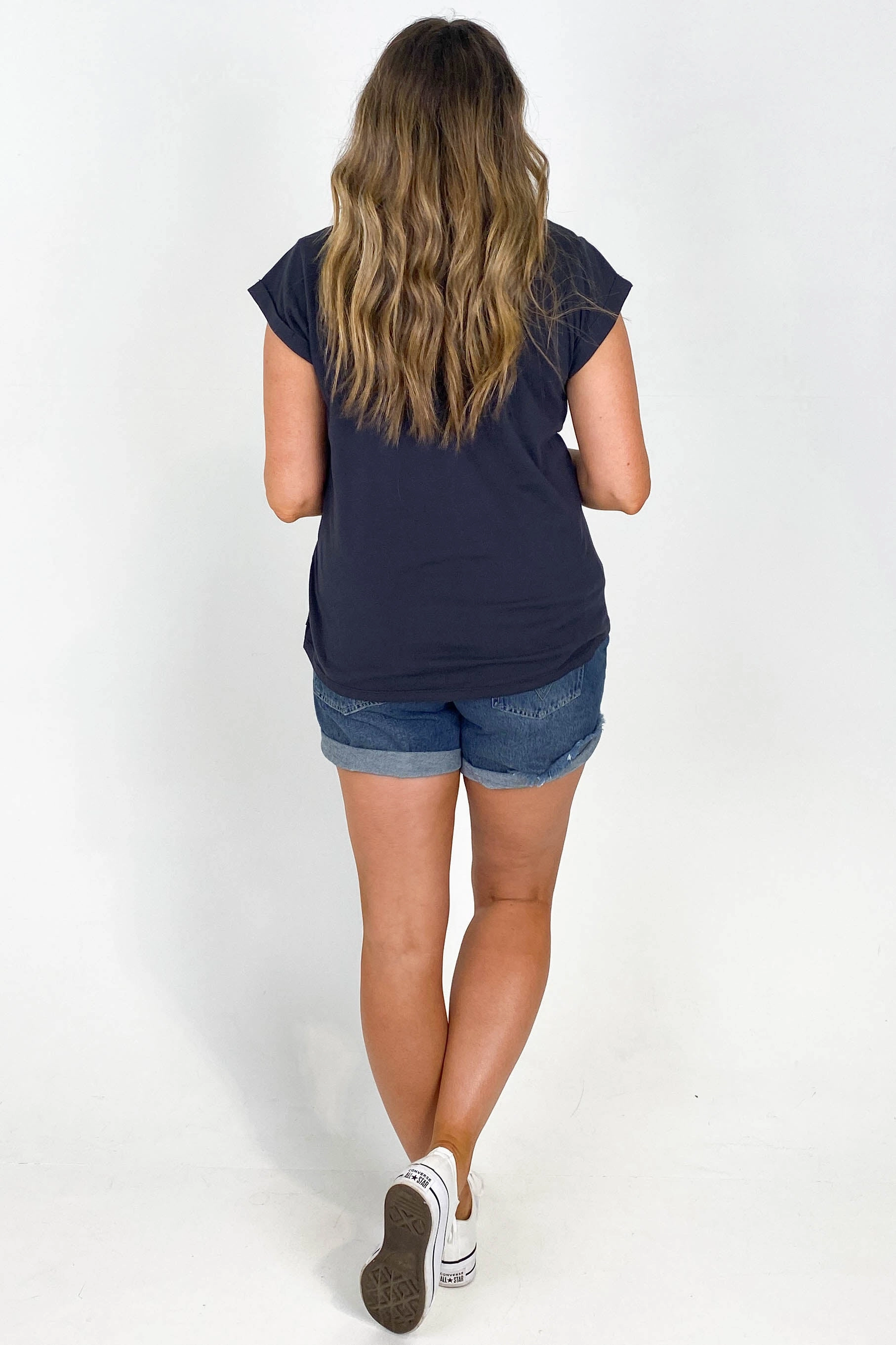 Silent Theory Lucy Tee Navy