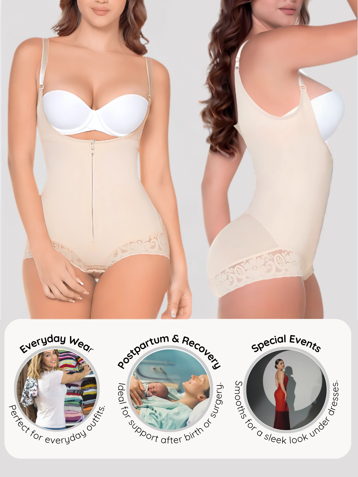 Siluet 1320 Slimming Braless Body Shaper Briefs – Full Control & Everyday Comfort