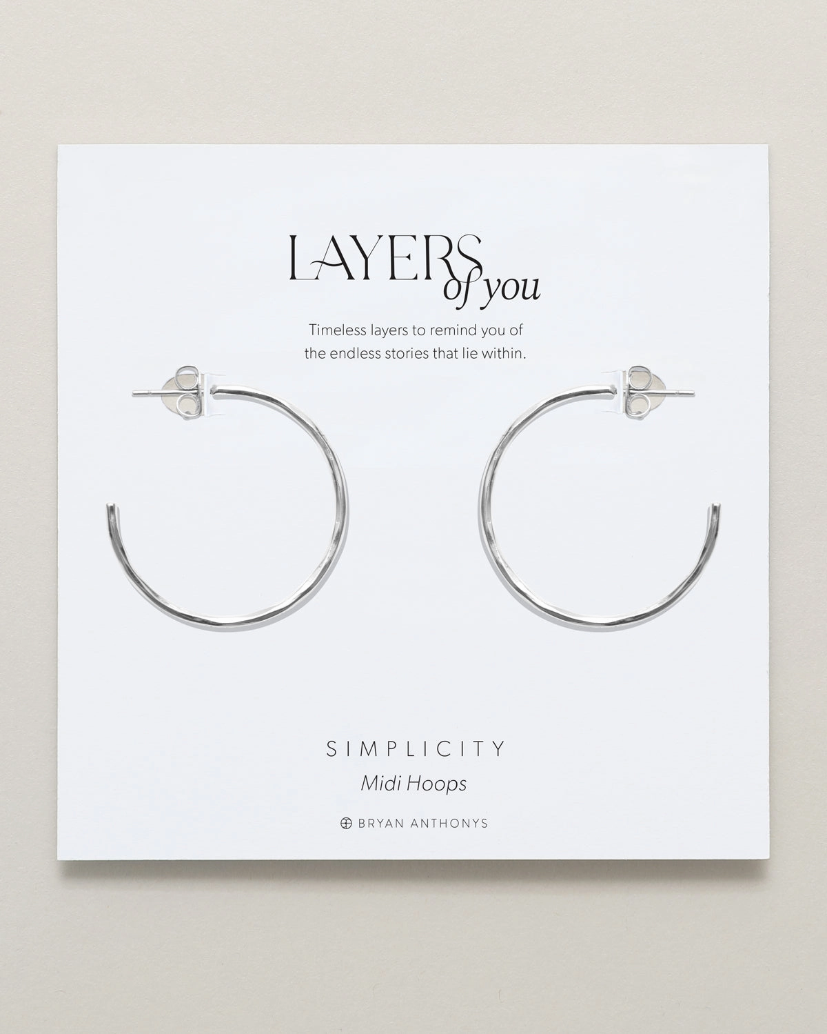 Simplicity Midi Hoop Earrings